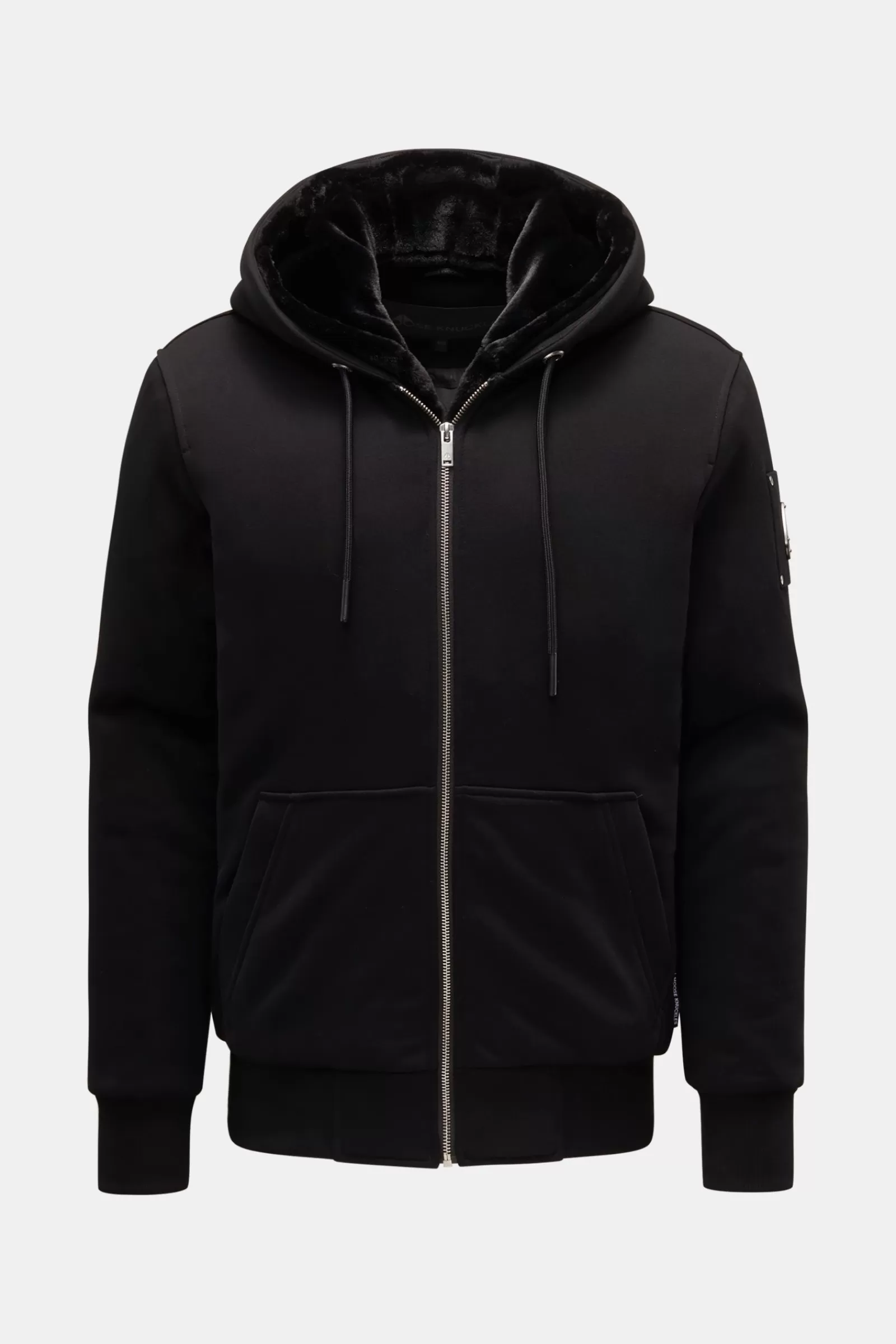 Sweat Jacket 'Classic Bunny' Black>Moose Knuckles Discount