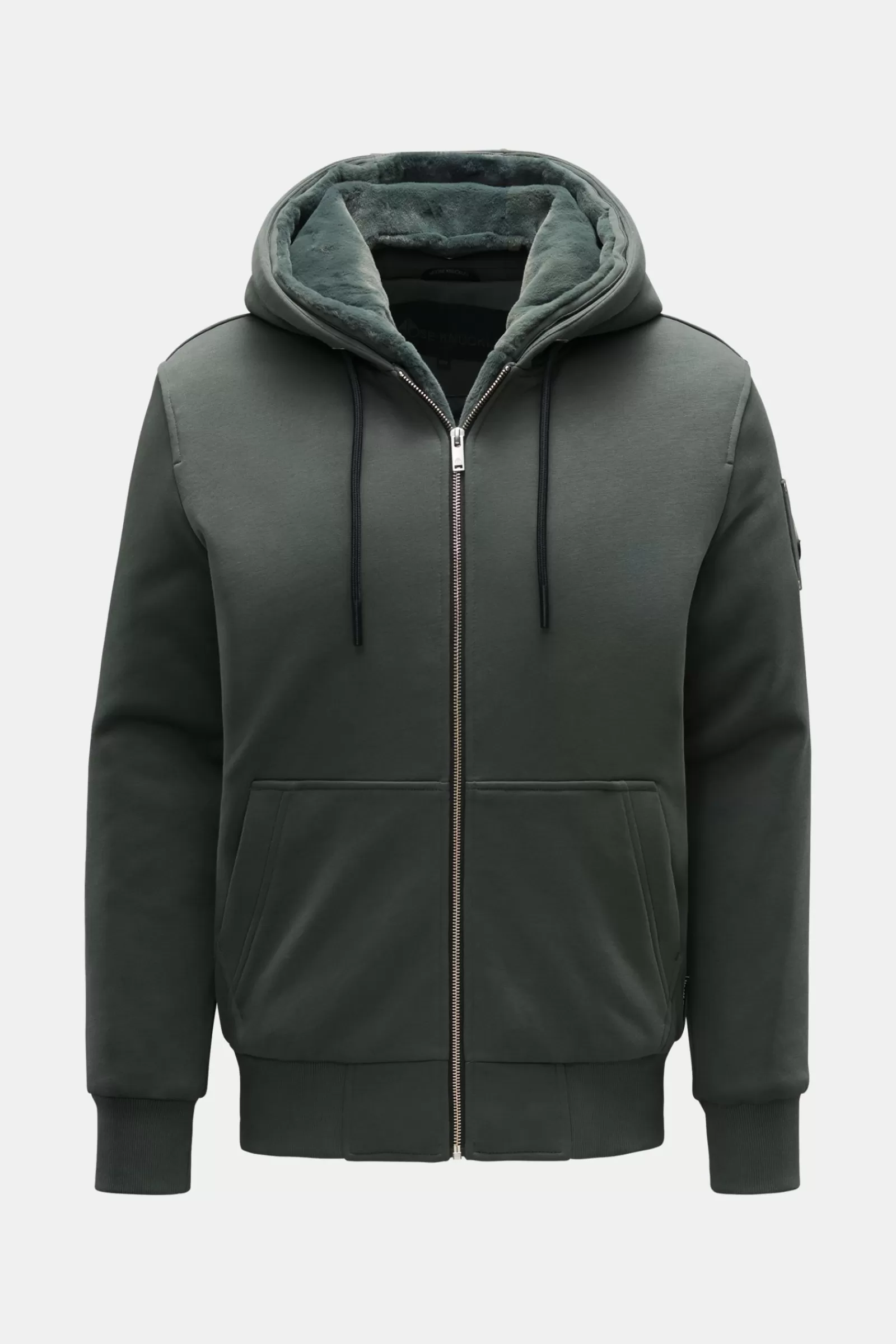 Sweat Jacket 'Classic Bunny' Olive>Moose Knuckles Cheap