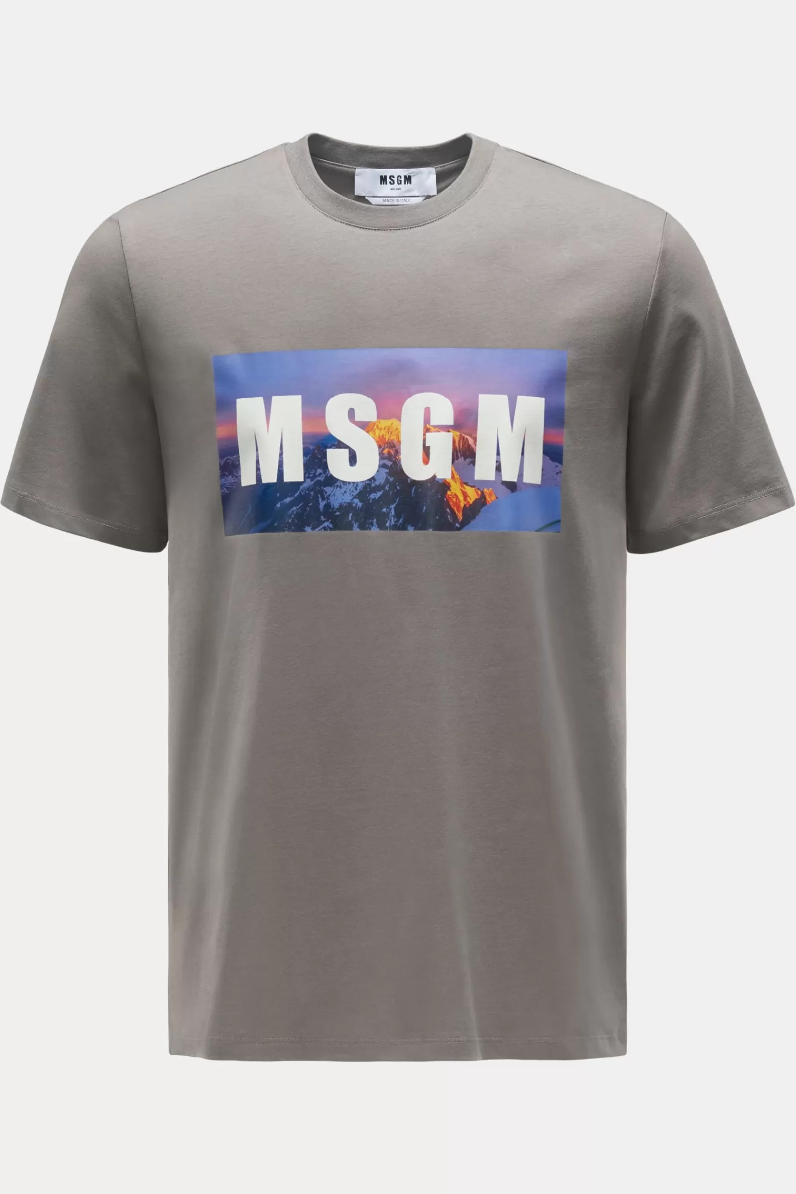 Crew Neck T-Shirt Grey>MSGM Discount