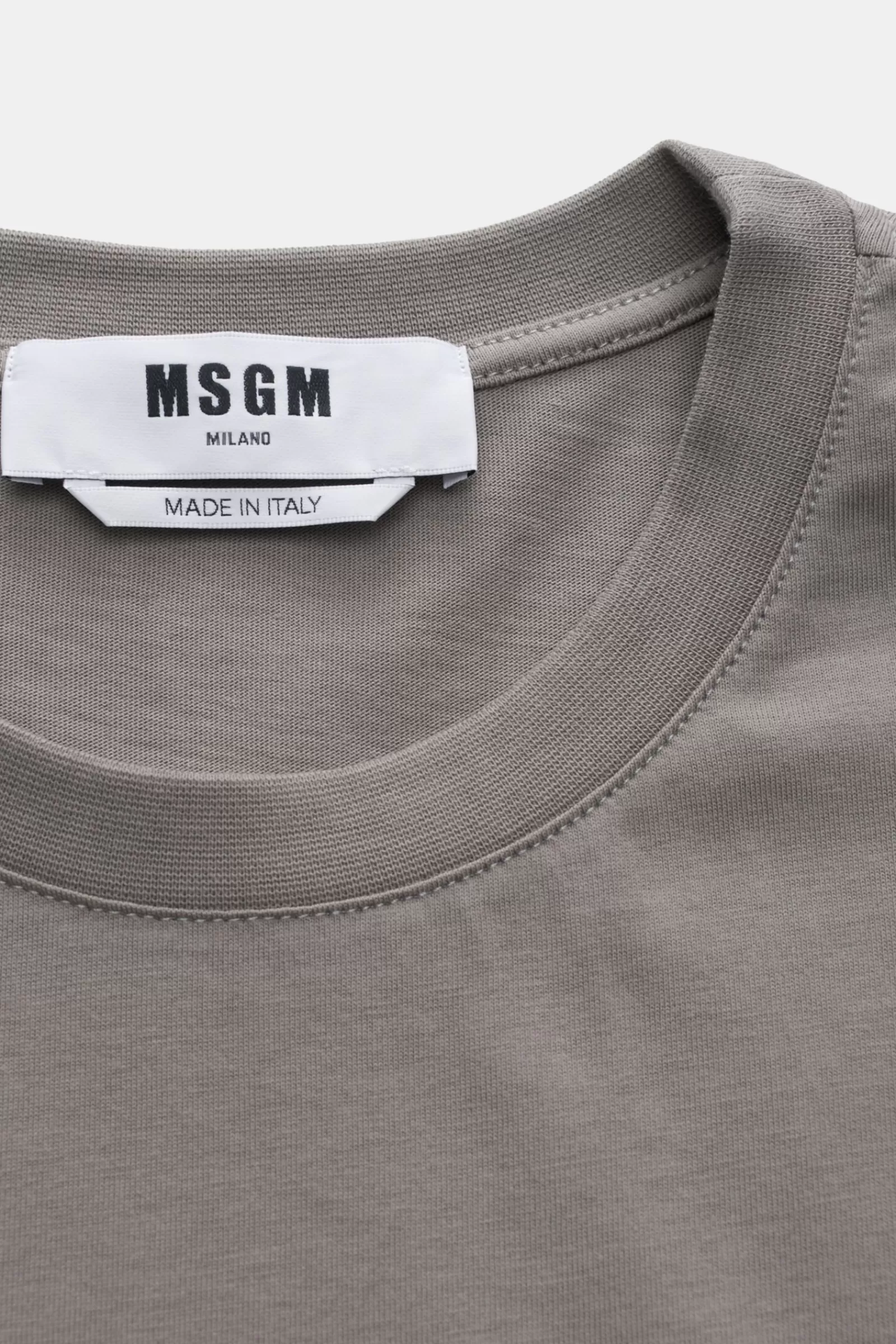 Crew Neck T-Shirt Grey>MSGM Discount