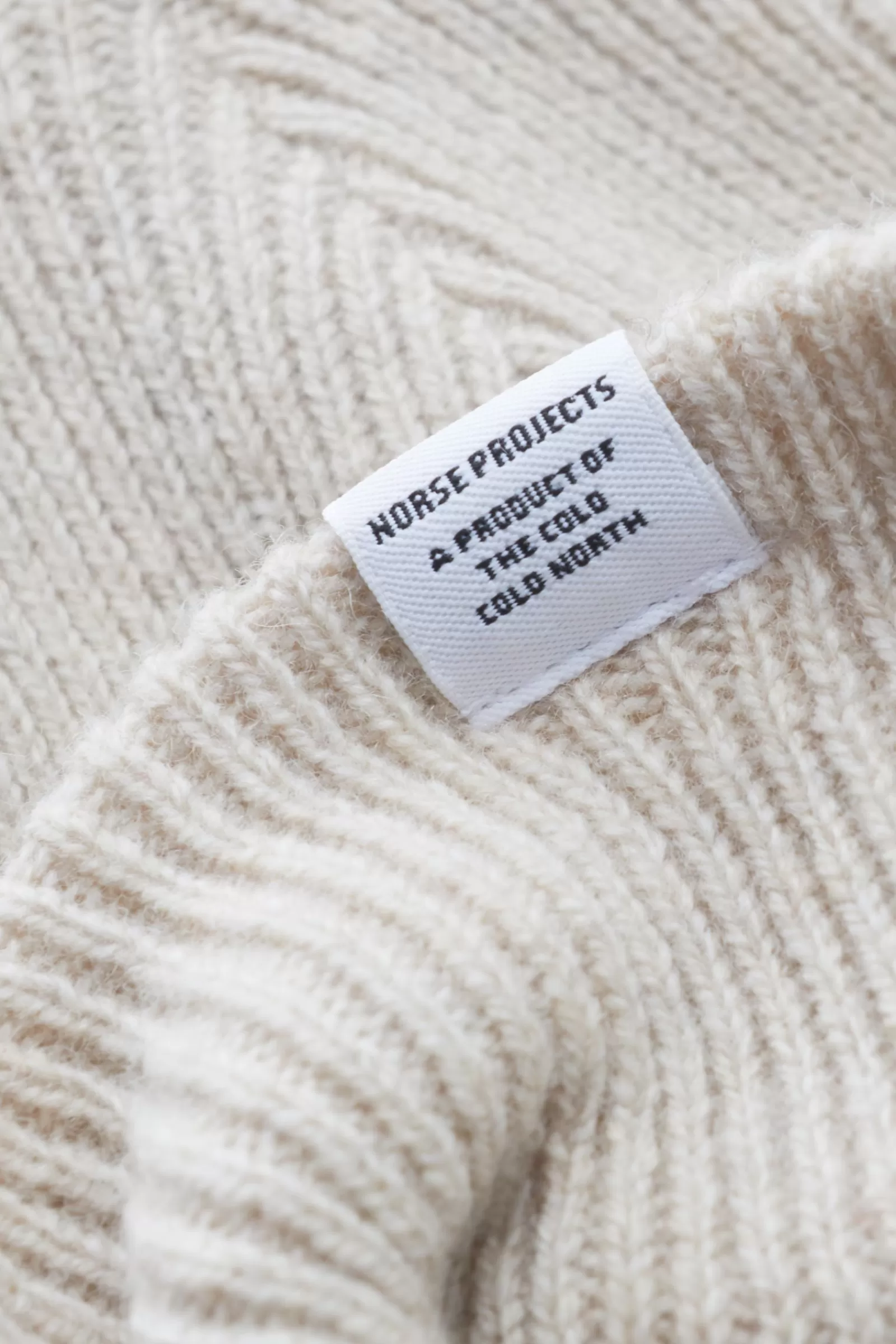 Wollmutze 'Merino Lamb Beanie' Beige^Norse Projects Cheap