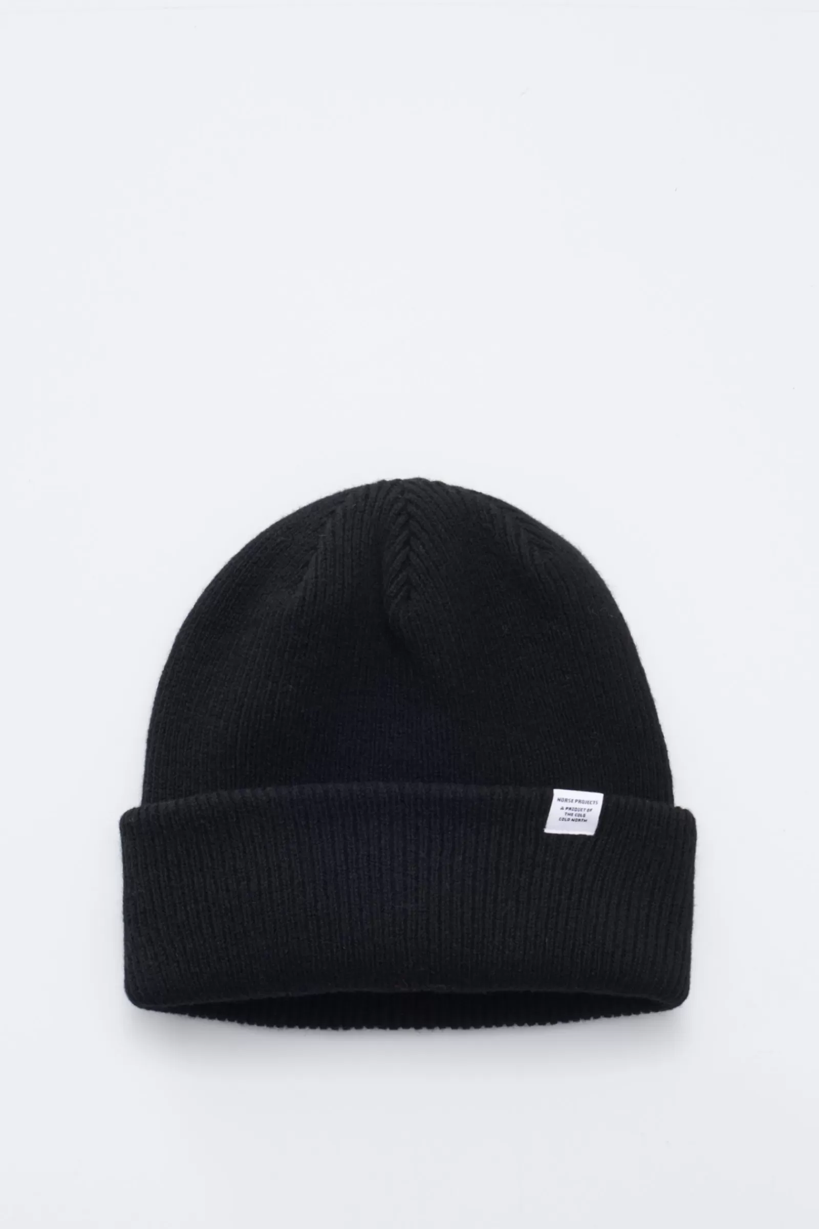 Wollmutze 'Merino Lamb Beanie' Schwarz^Norse Projects Outlet