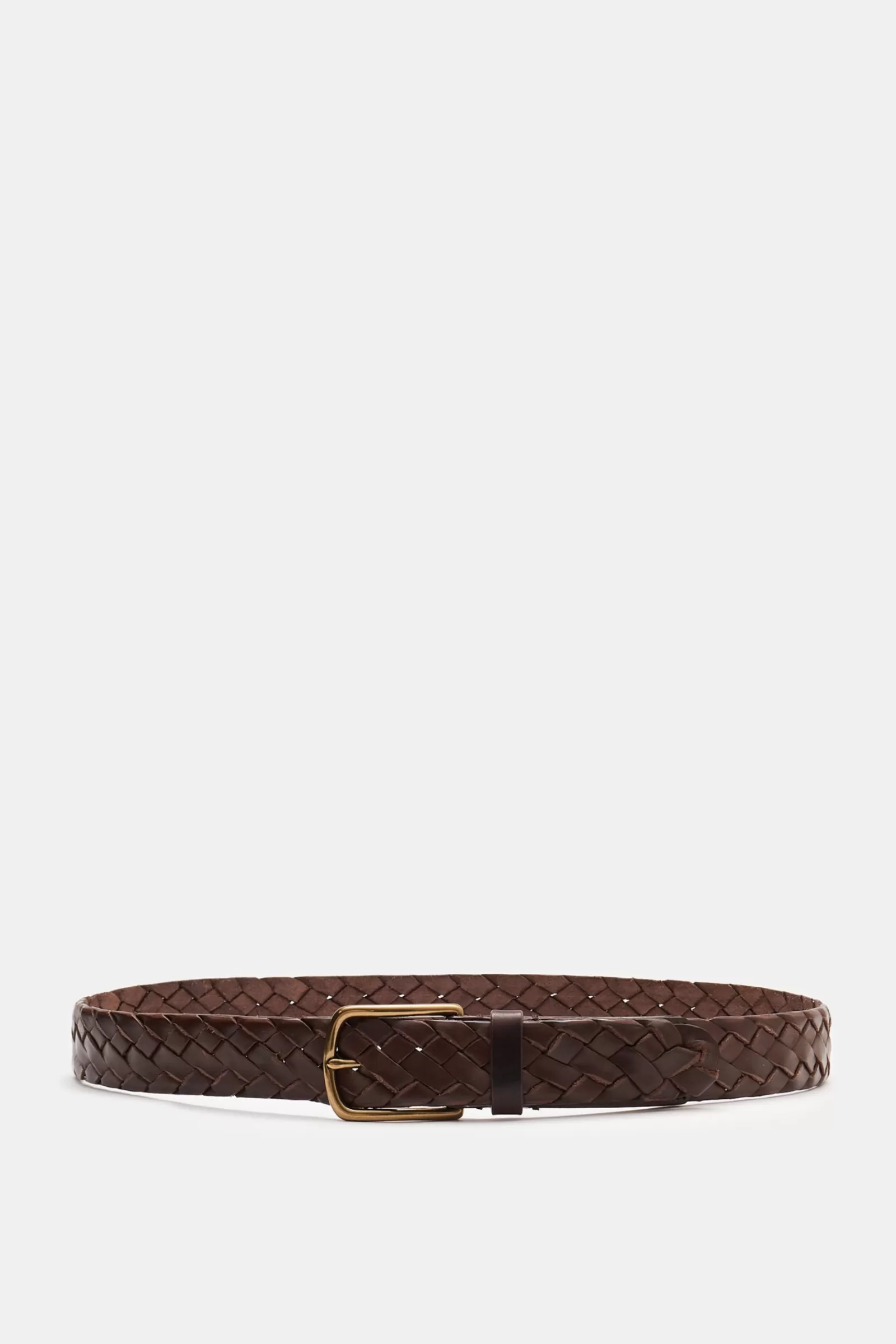 Plaited Belt Dark Brown^Officine Creative Cheap