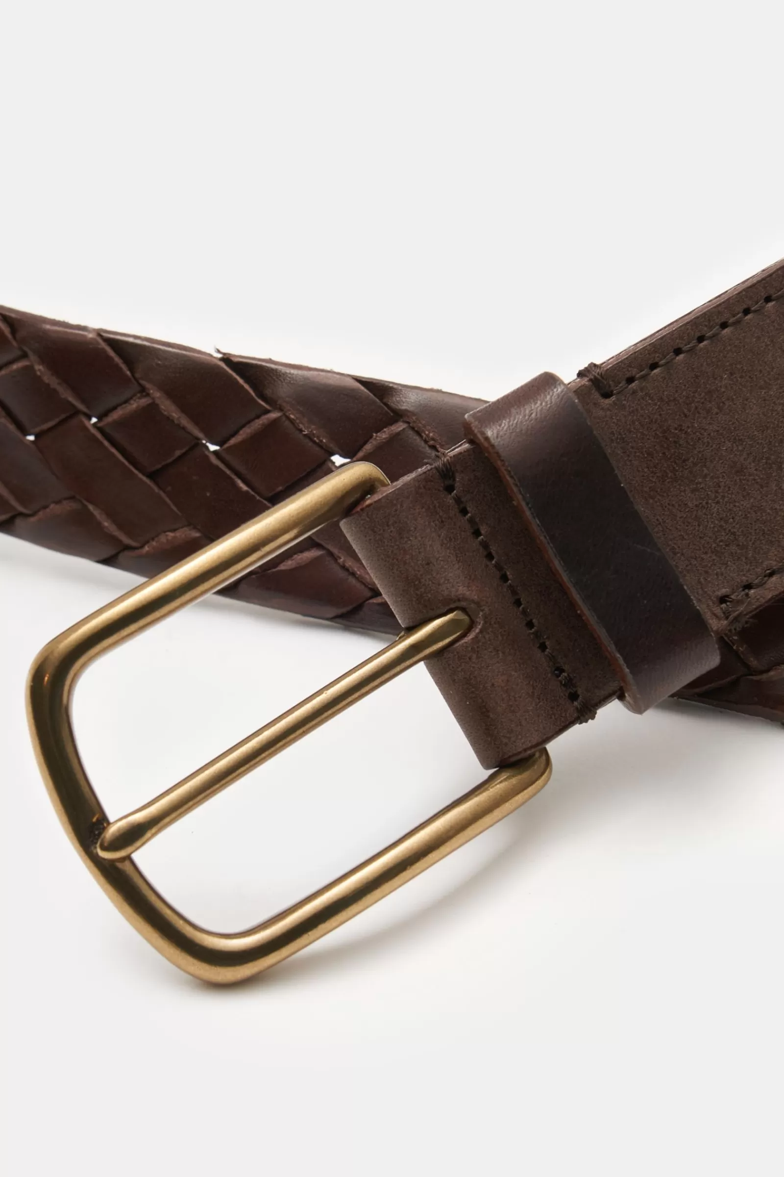 Plaited Belt Dark Brown^Officine Creative Cheap