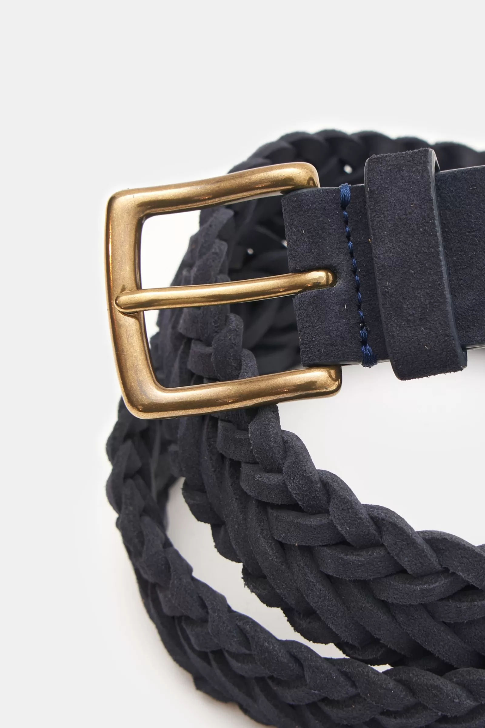 Plaited Belt Navy^Officine Creative Cheap