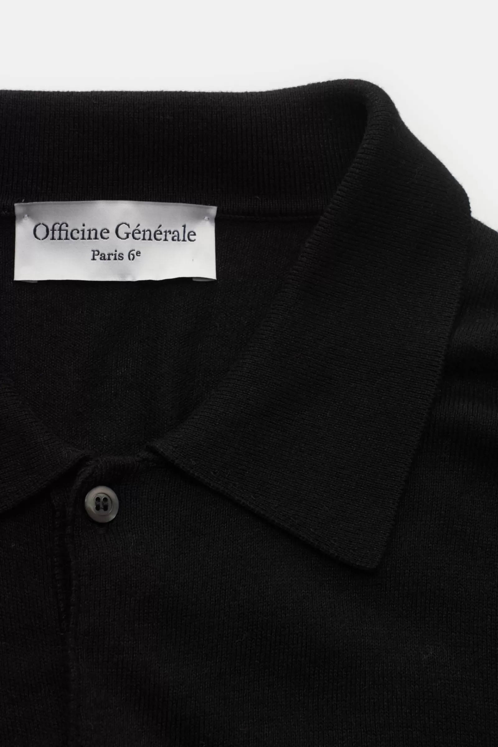 Officine Generale Cardigan 'Brent' Black^Officine Gu00e9nu00e9rale Store