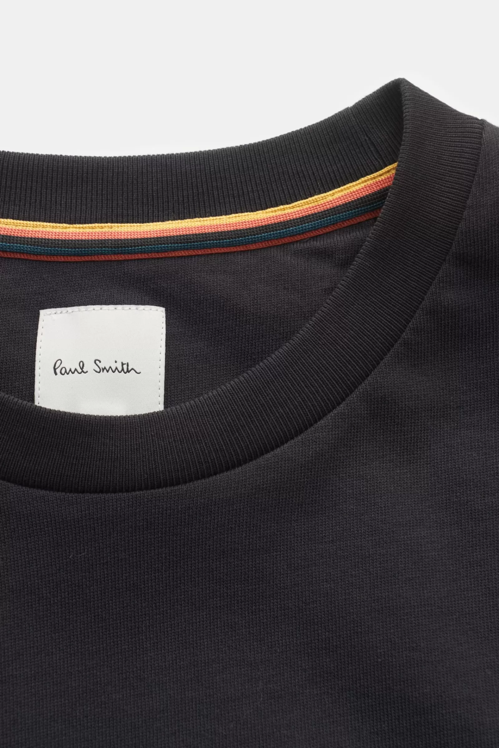 Crew Neck T-Shirt 'Iris Print' Black>Paul Smith Online