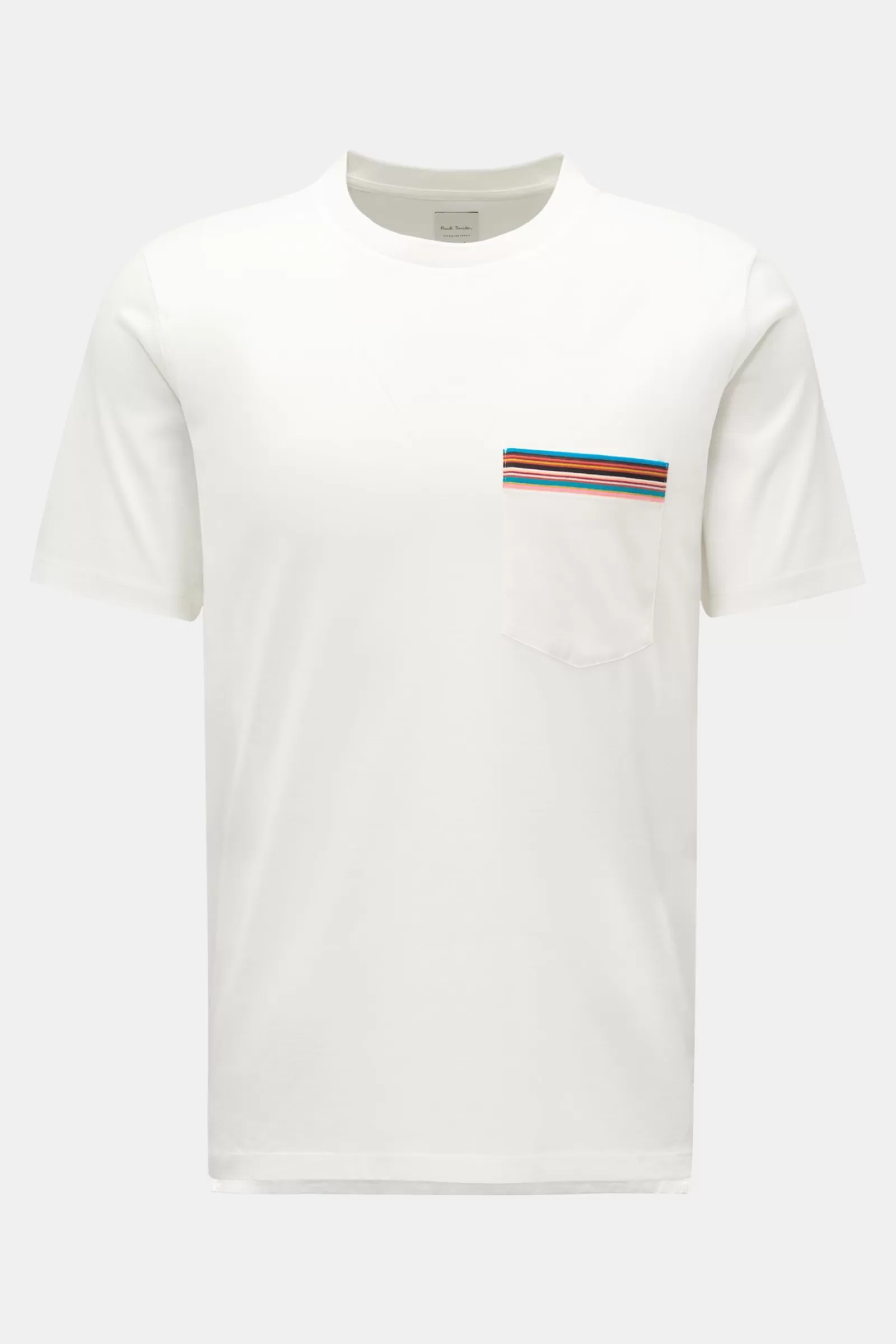 Crew Neck T-Shirt 'signature Stripe' White>Paul Smith Cheap