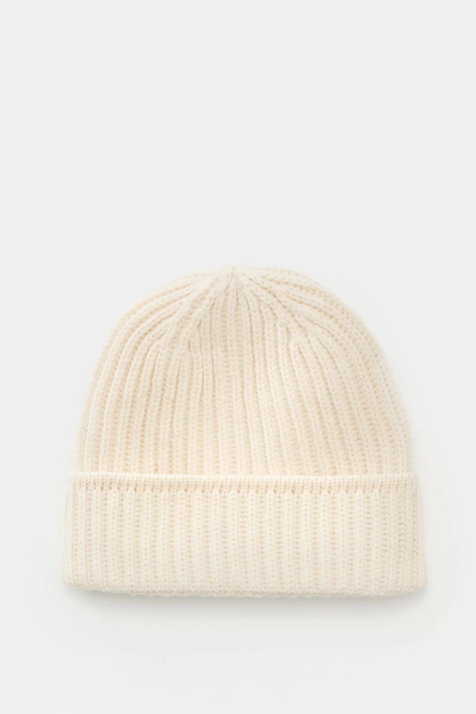 Cashmere Beanie Cream^Piacenza Clearance