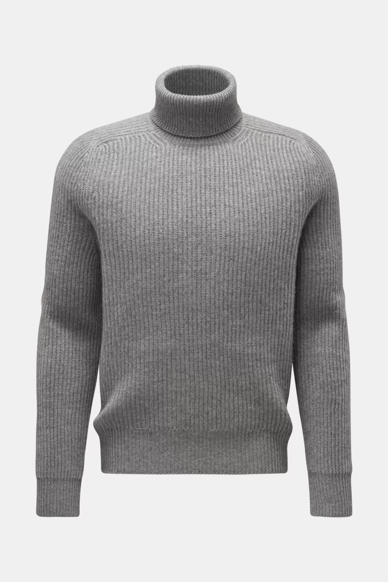 Cashmere Turtleneck Jumper Light Grey^Piacenza Best Sale