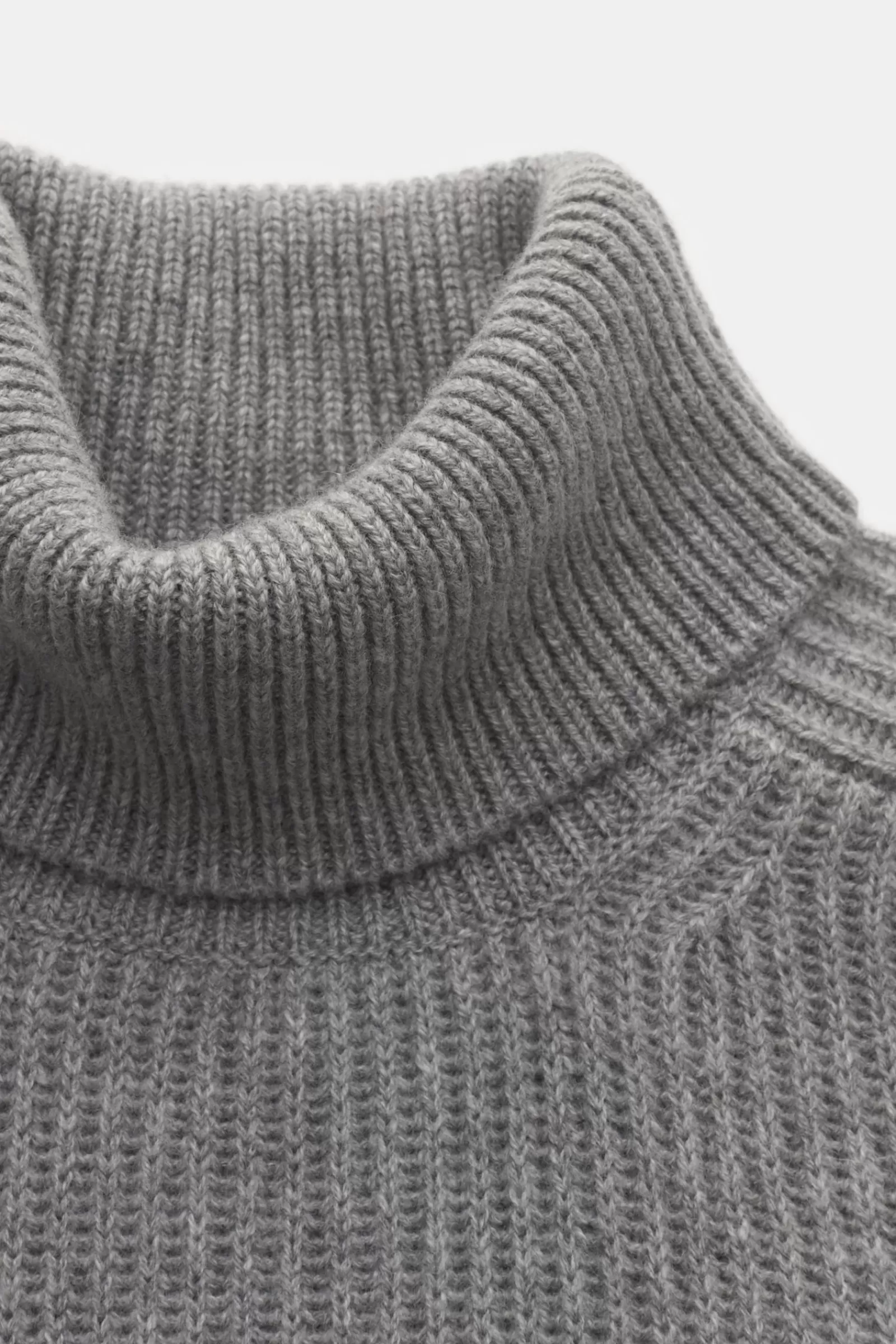 Cashmere Turtleneck Jumper Light Grey^Piacenza Best Sale