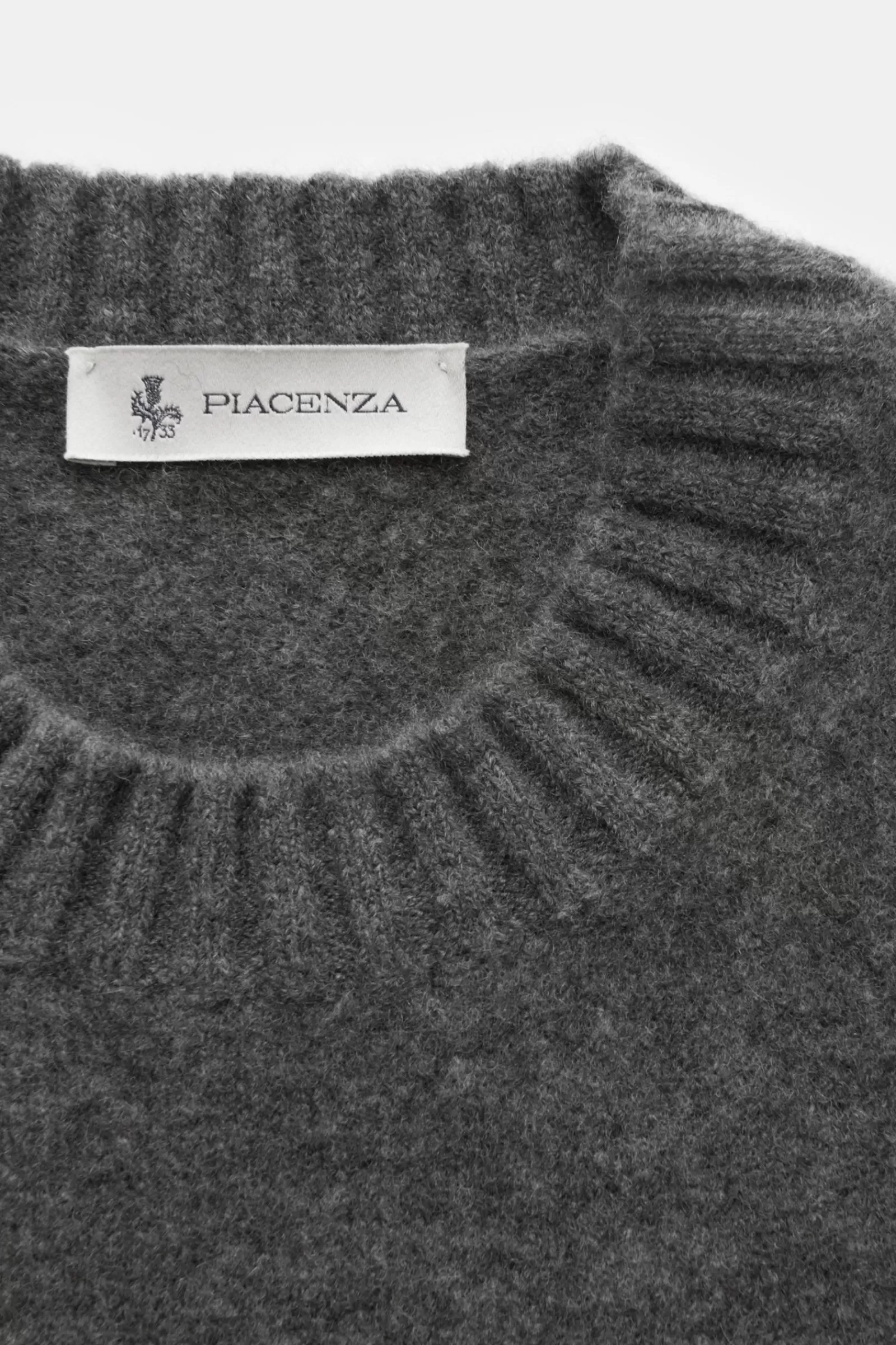 Crew Neck Jumper Grey^Piacenza Sale