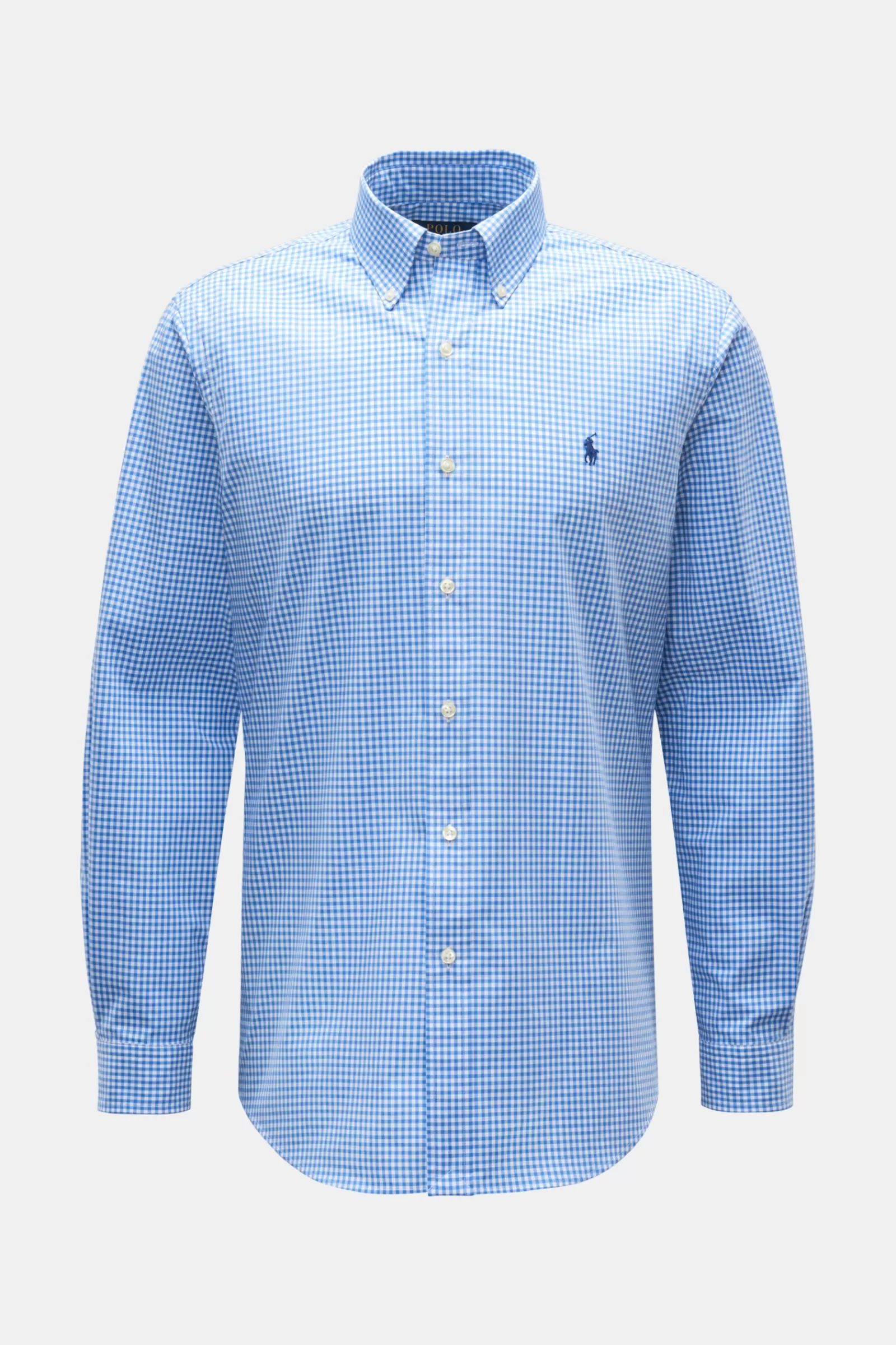 Casual Shirt Button-Down Collar Blue/White Checked>Polo Ralph Lauren Cheap