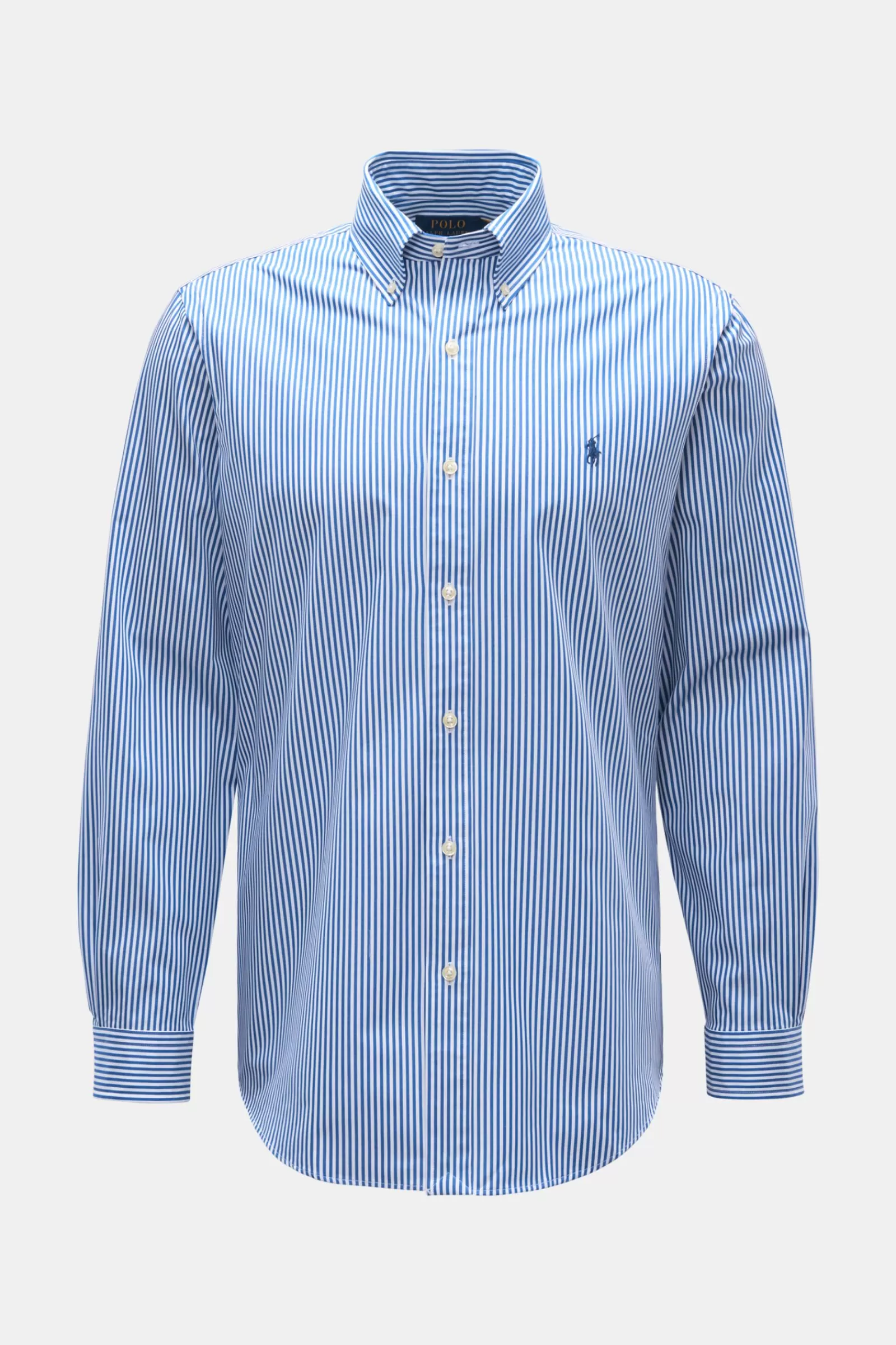 Casual Shirt Button-Down Collar Blue/White Striped>Polo Ralph Lauren Hot