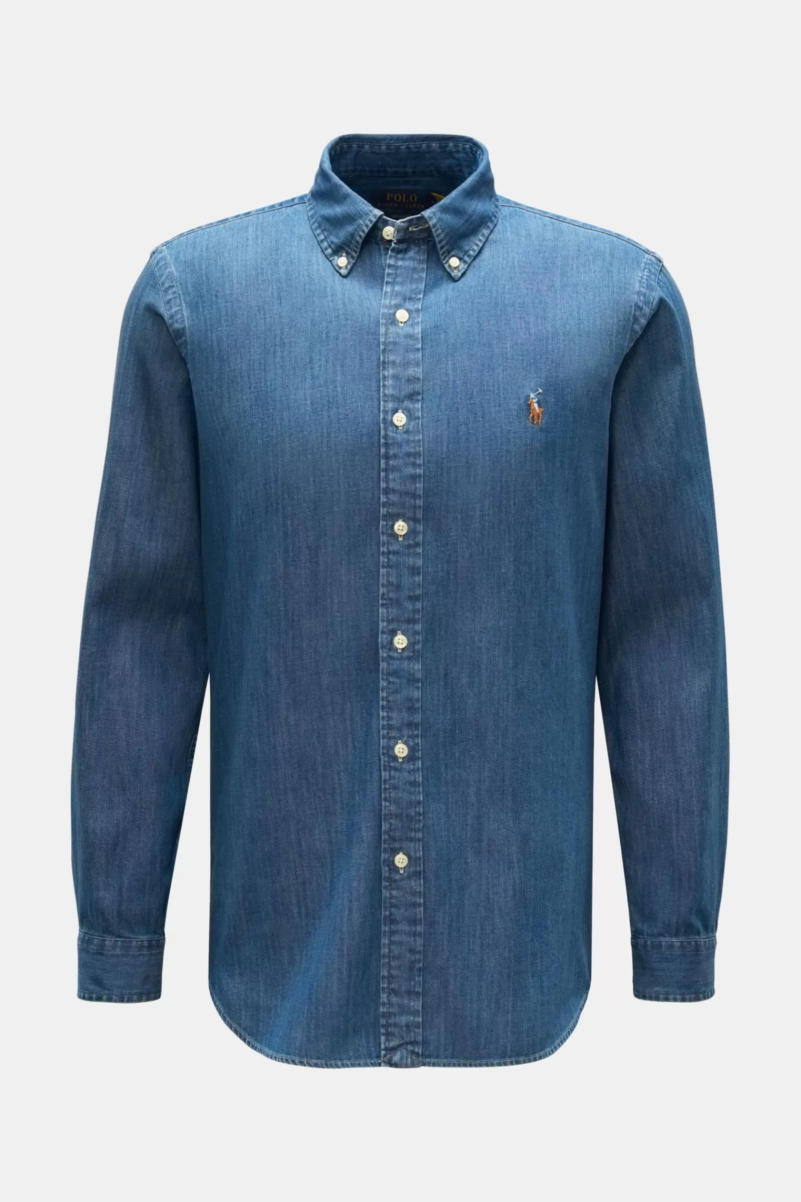 Casual Shirt Button-Down Collar Grey-Blue>Polo Ralph Lauren Sale