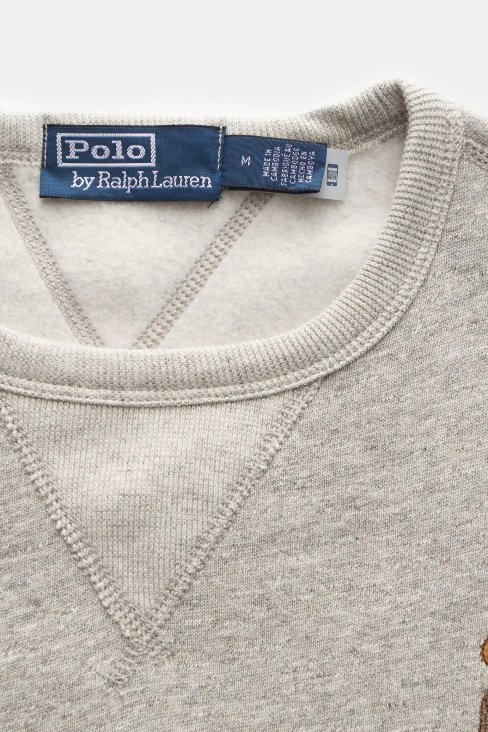 Crew Neck Sweatshirt Light Grey>Polo Ralph Lauren Fashion