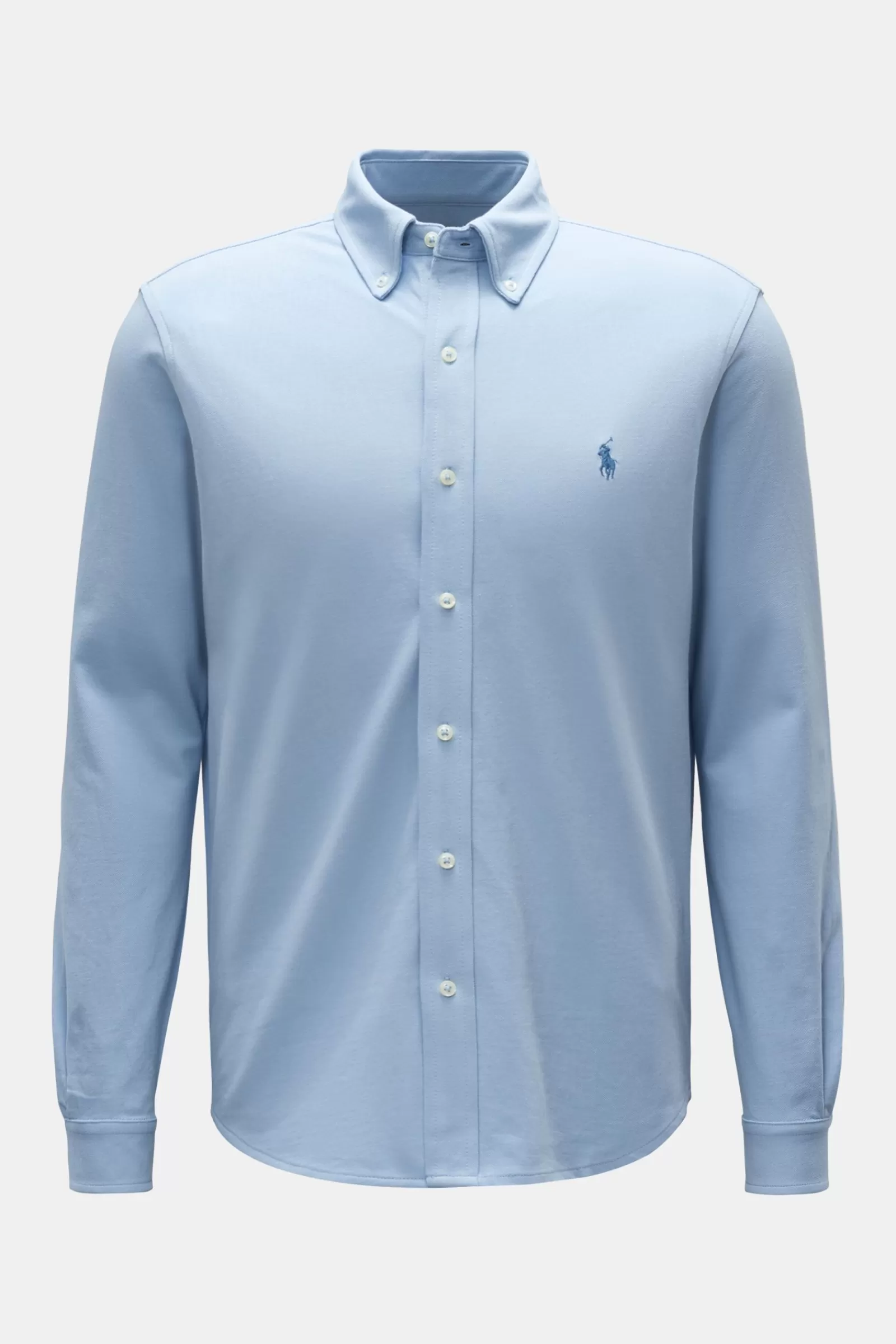 Pique Shirt Button-Down Collar Light Blue>Polo Ralph Lauren New