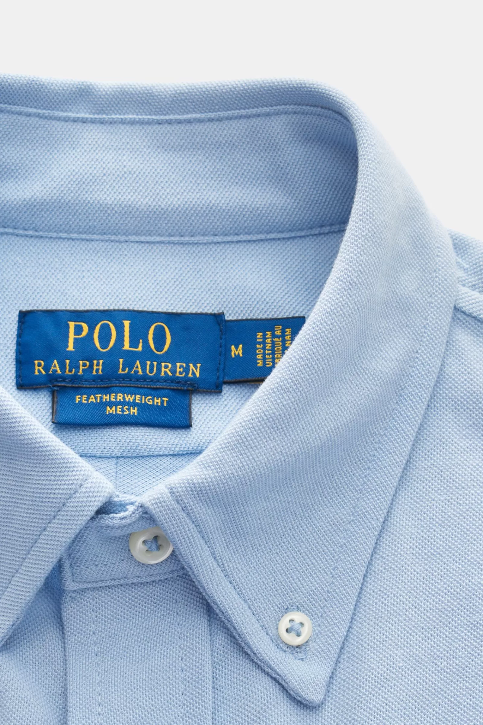 Pique Shirt Button-Down Collar Light Blue>Polo Ralph Lauren New