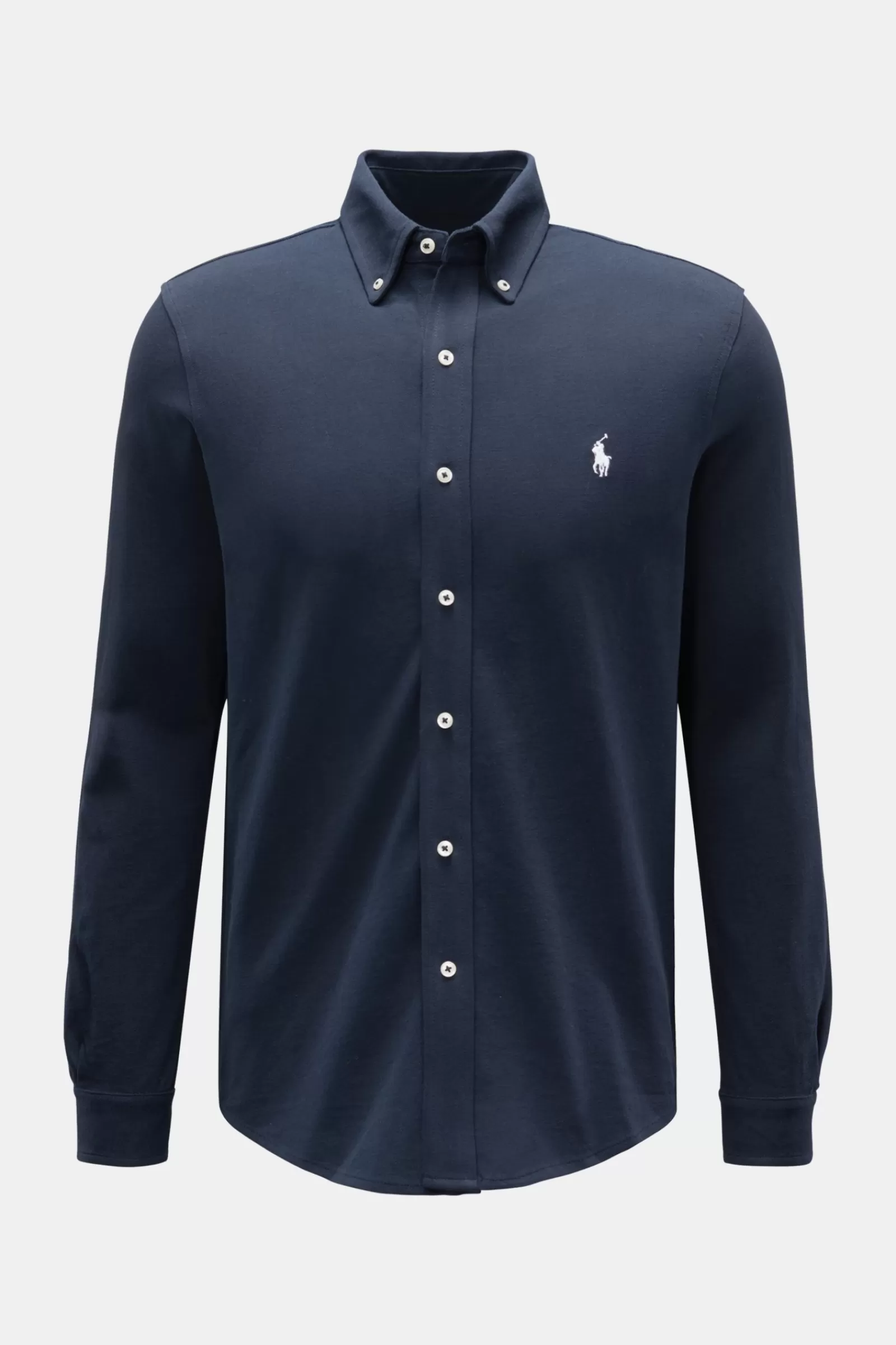 Pique Shirt Button-Down Collar Navy>Polo Ralph Lauren Discount