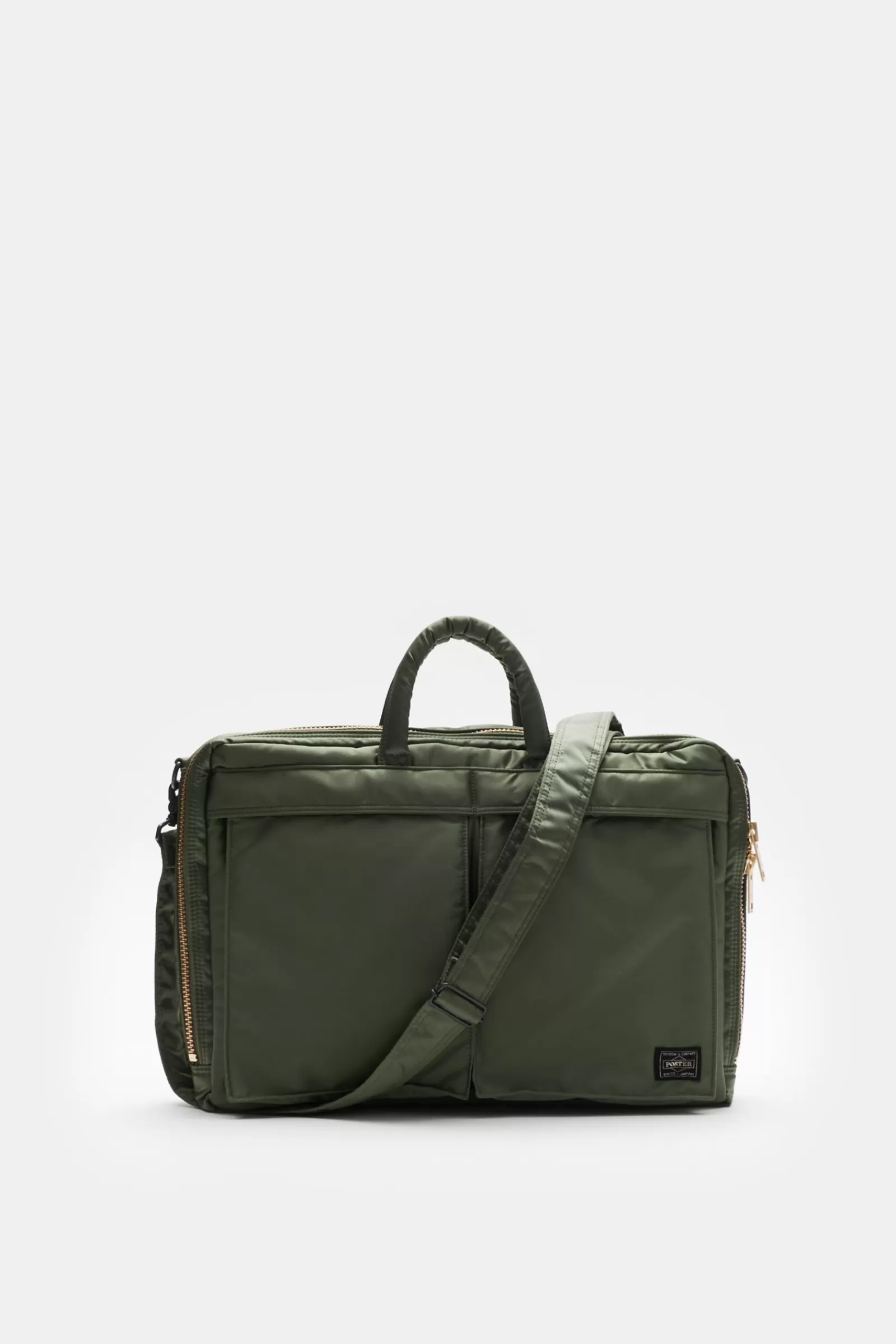 Aktentasche 'Tanker 2Way Briefcase' Graugrun^Porter-Yoshida & Co. Fashion