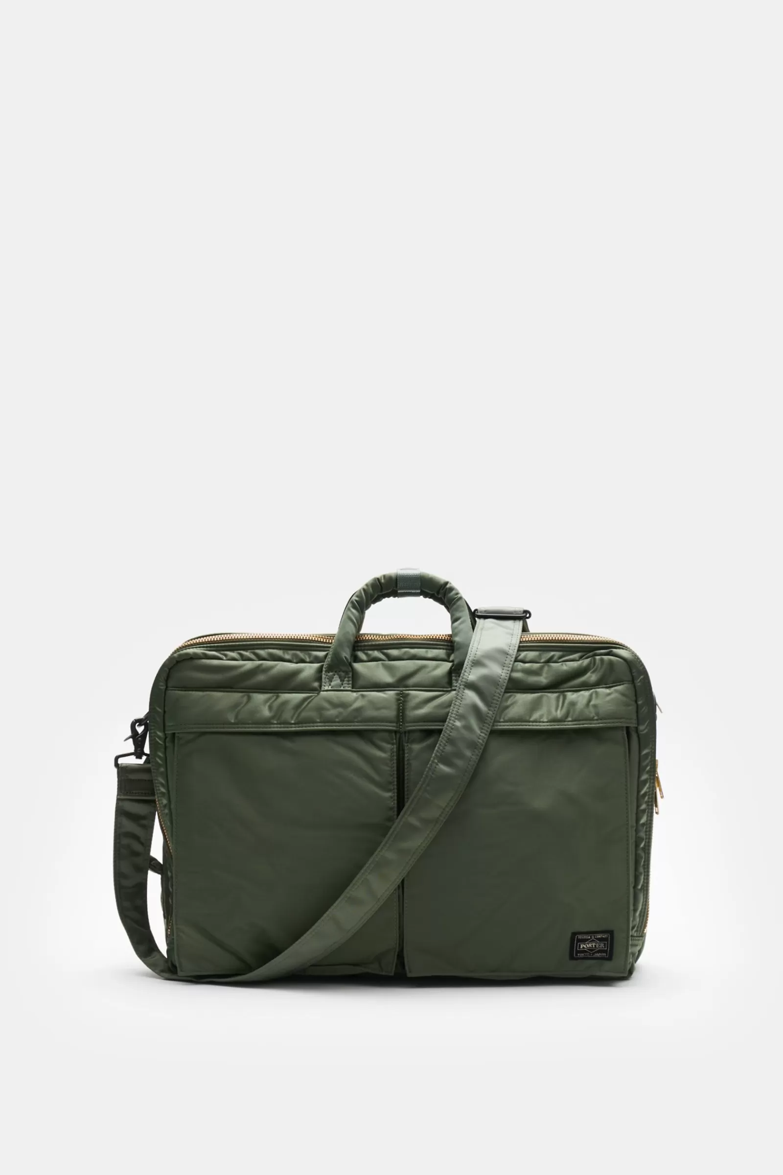 Briefcase 'Tanker 3Way Briefcase' Grey-Green^Porter-Yoshida & Co. Shop