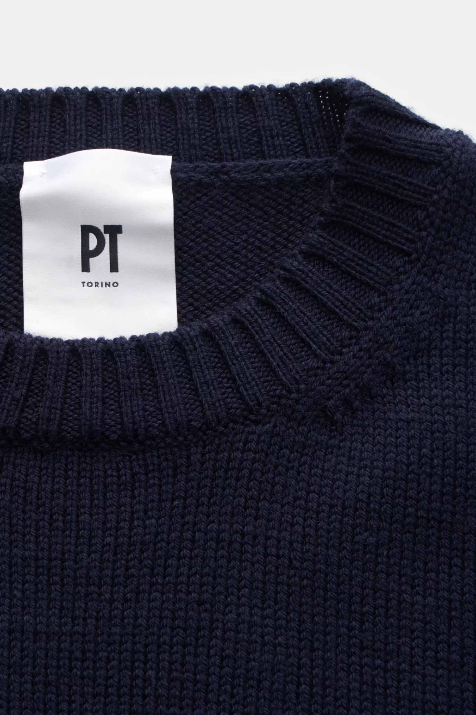 Crew Neck Jumper Navy^PT Torino Cheap