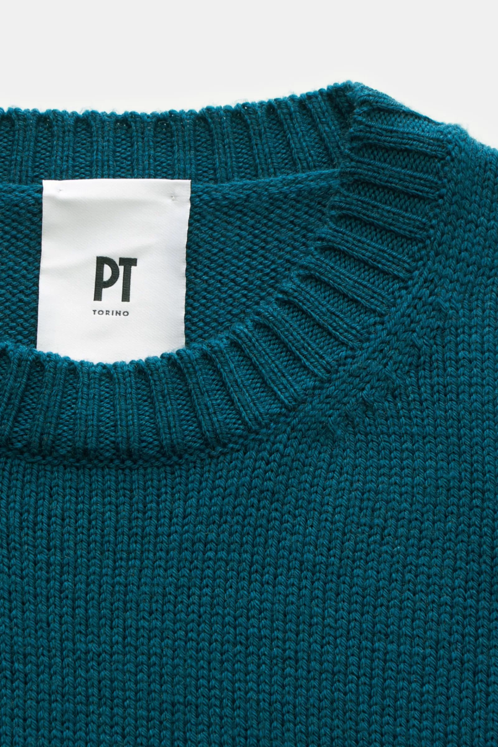 Crew Neck Jumper Teal^PT Torino Store