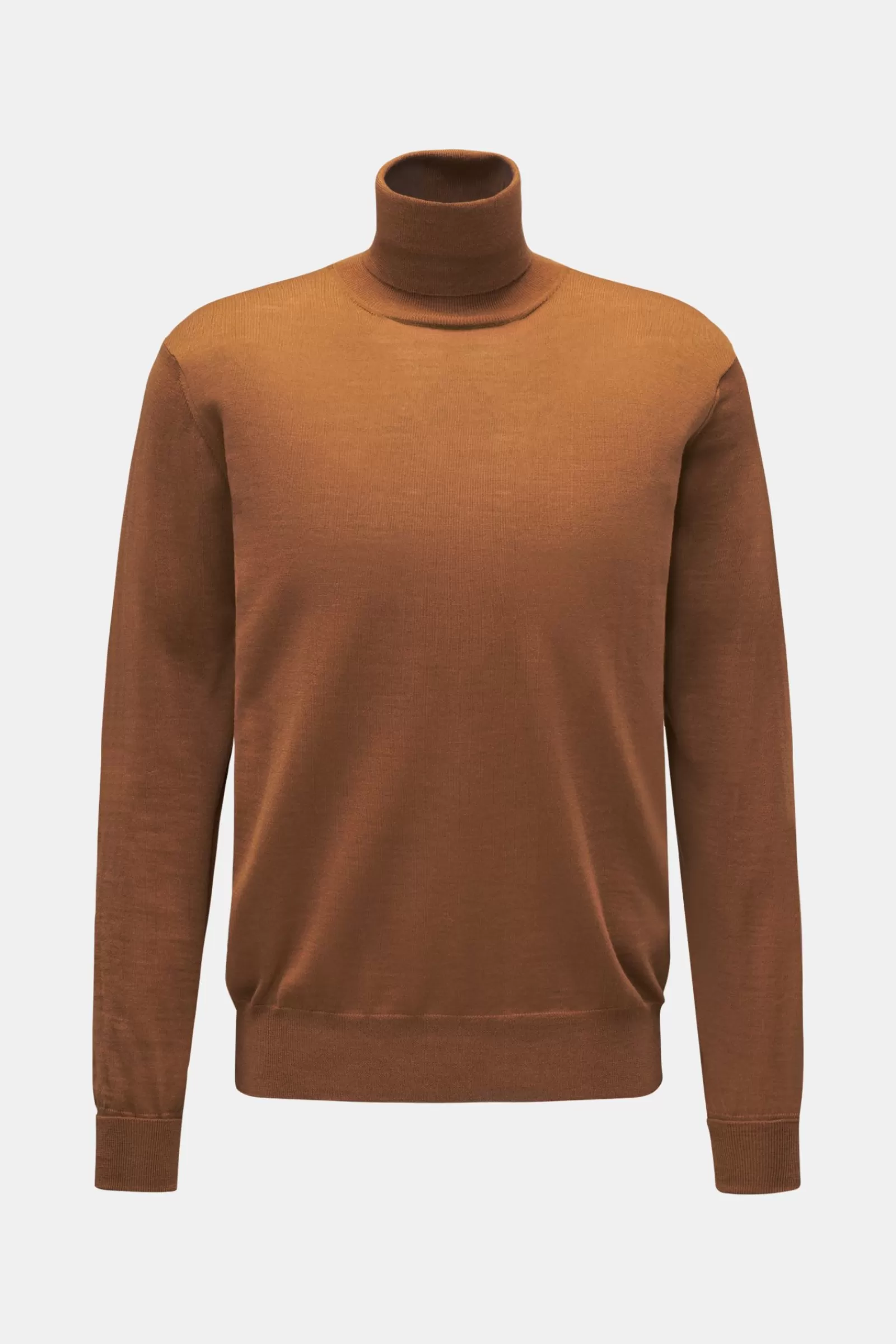 Fine Knit Turtleneck Jumper Light Brown^PT Torino Online