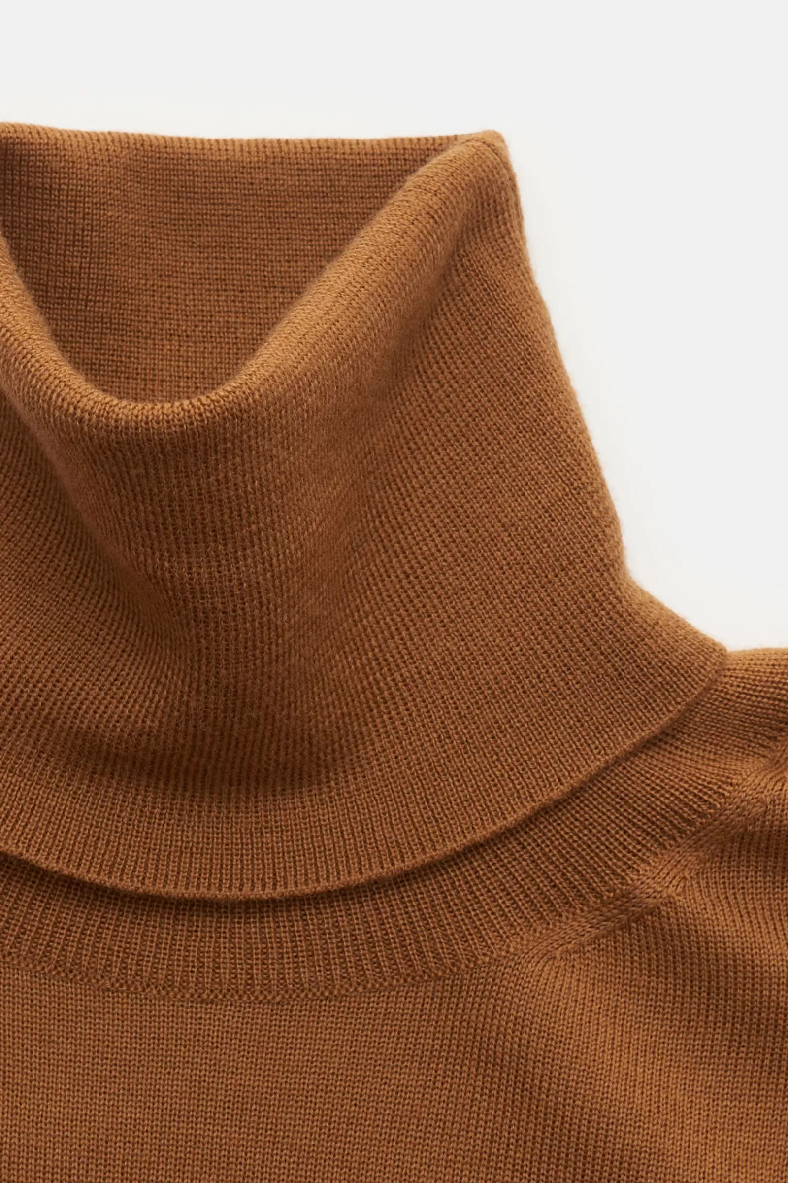 Fine Knit Turtleneck Jumper Light Brown^PT Torino Online