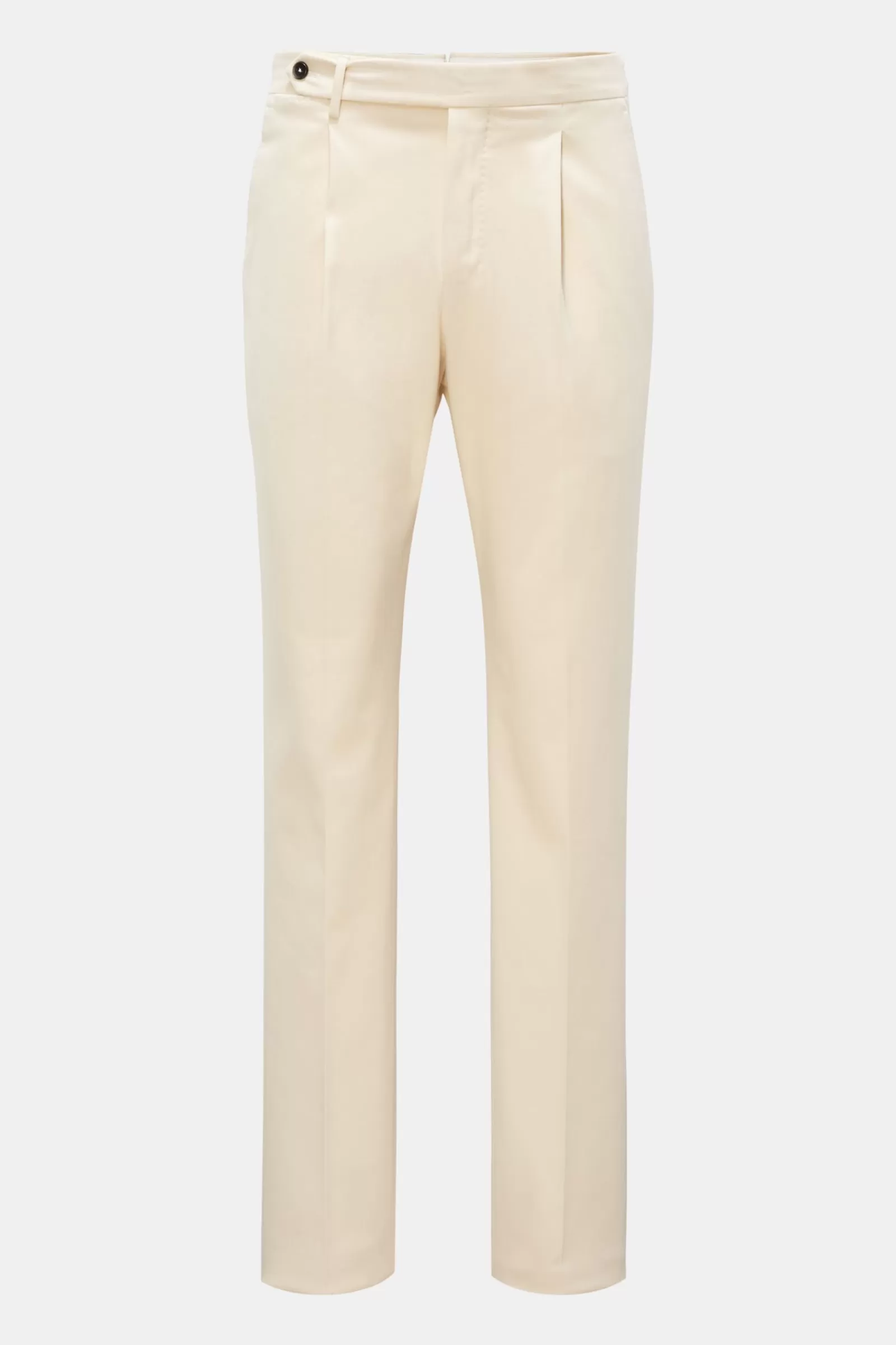 Trousers 'Gentleman Fit' Cream>PT Torino Fashion