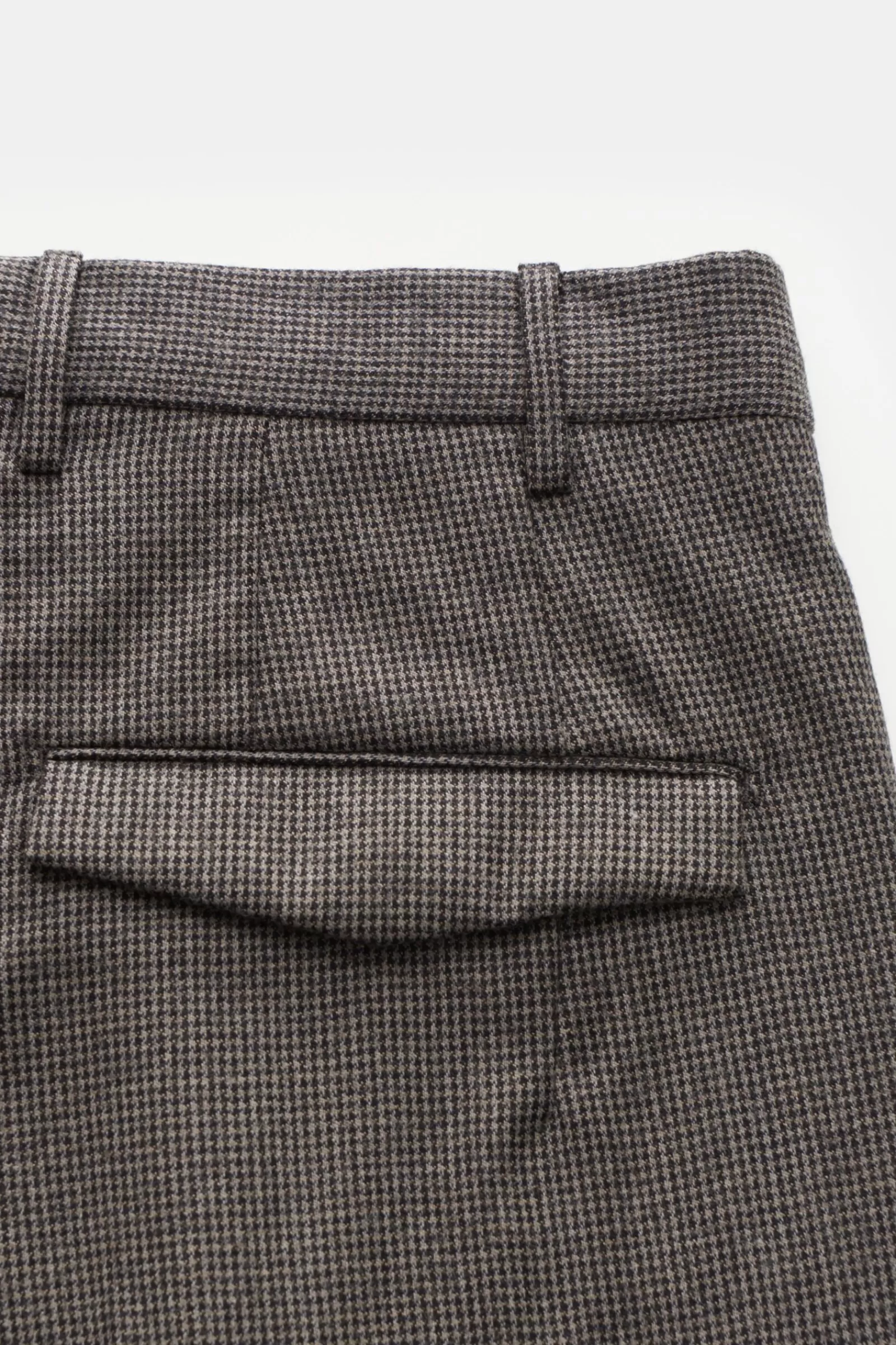 Wool Trousers Grey/Black Checked>PT Torino Sale