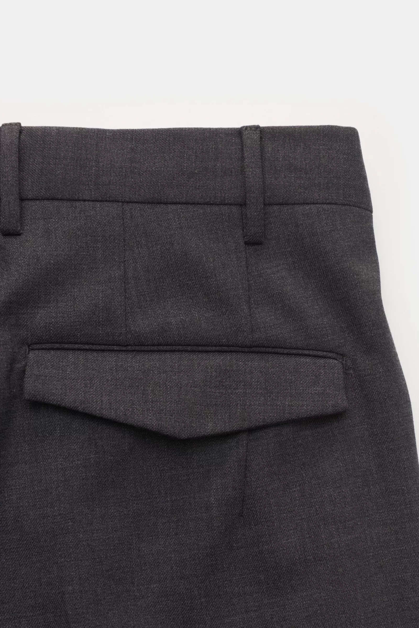 Wool Trousers 'Master Fit' Dark Grey>PT Torino Cheap