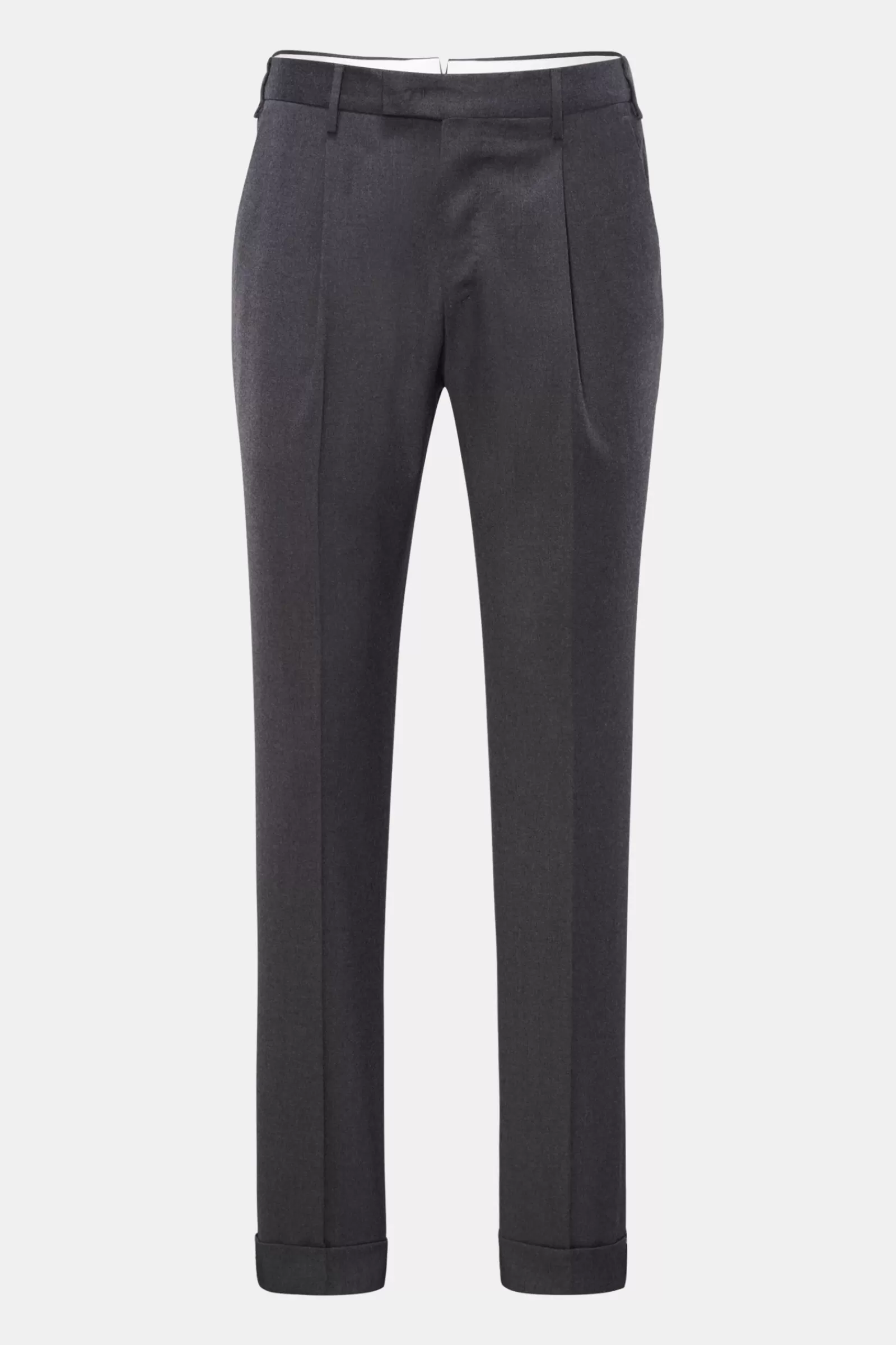 Wool Trousers 'Master Fit' Dark Grey>PT Torino Flash Sale