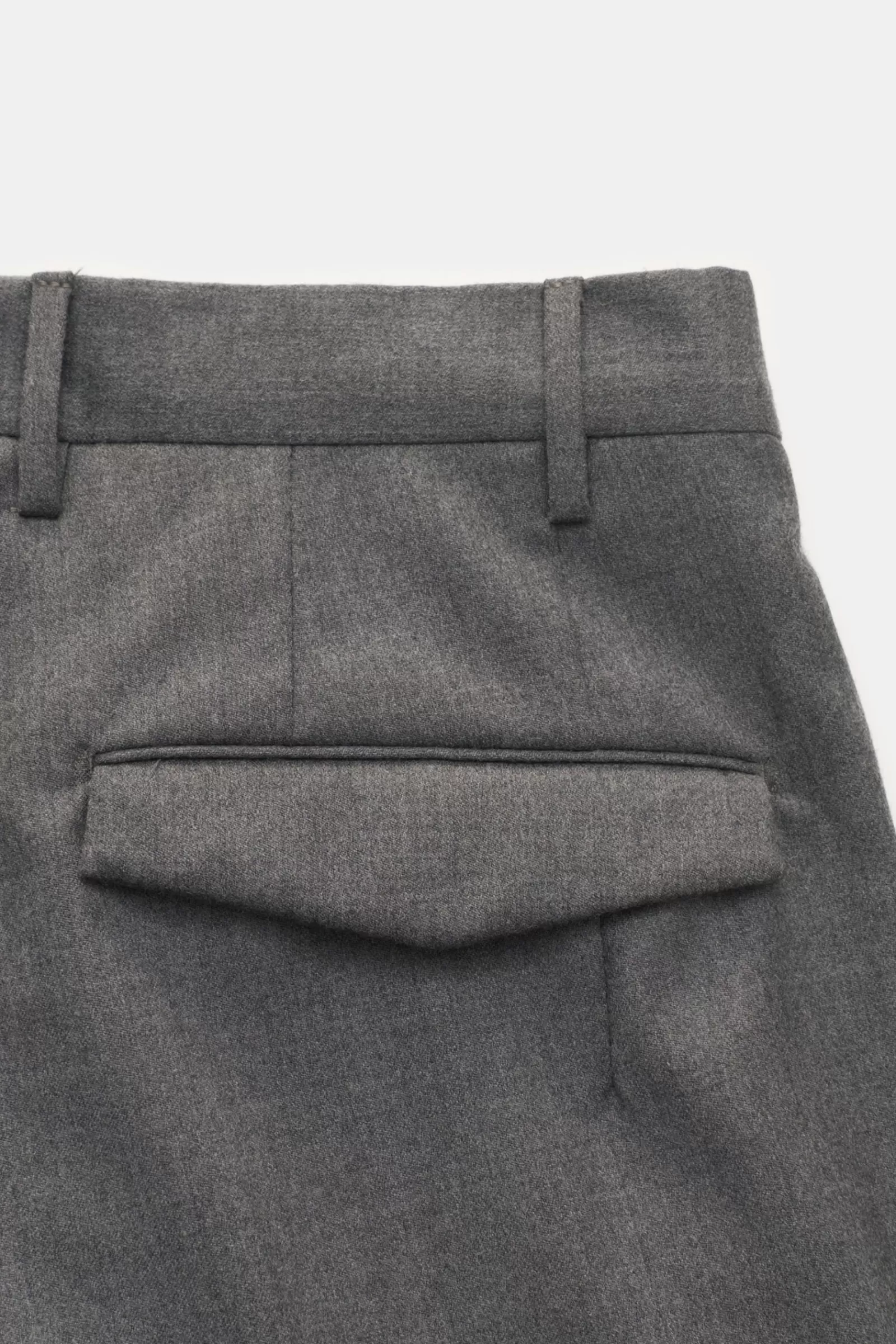 Wool Trousers 'Master Fit' Dark Grey>PT Torino Hot