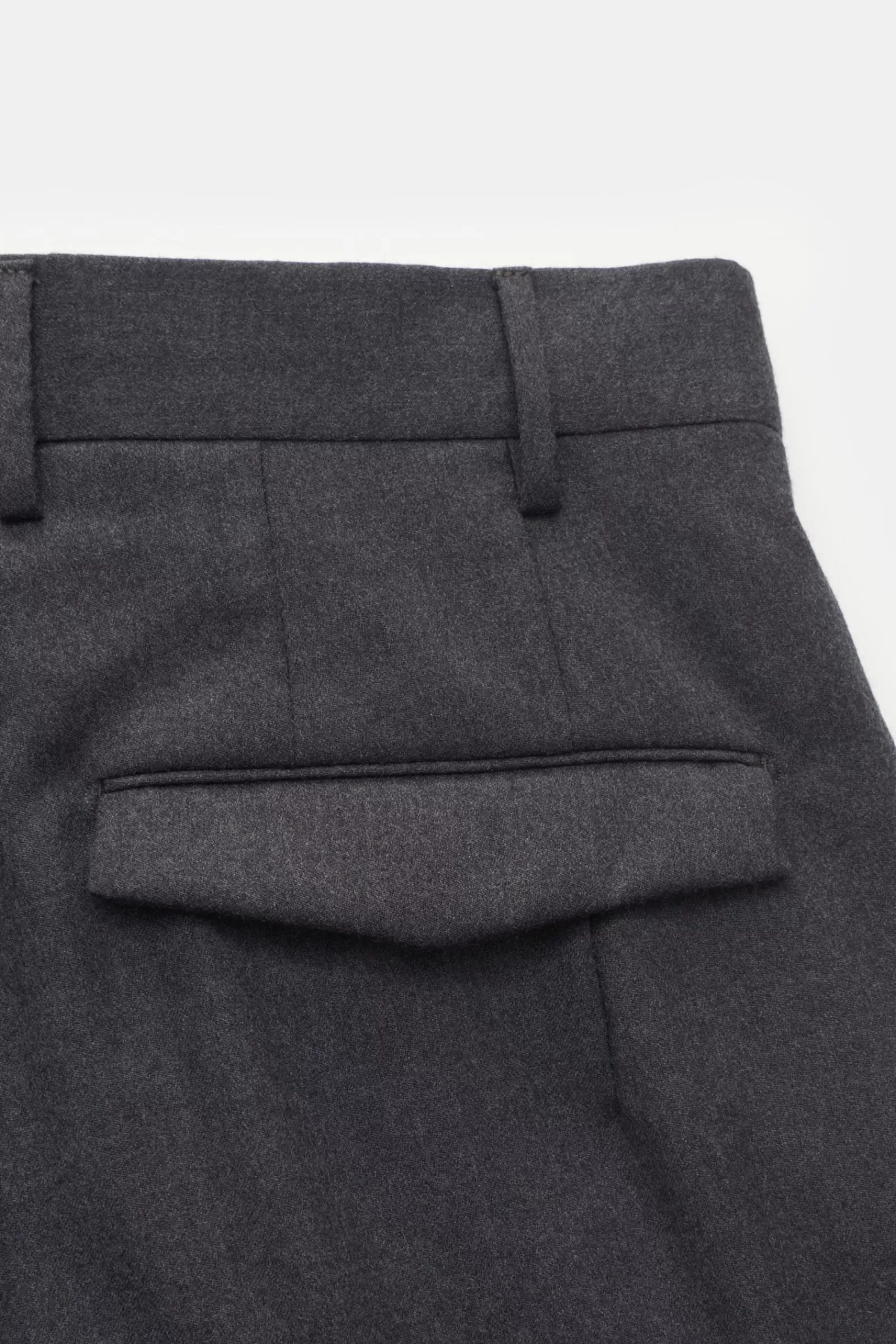 Wool Trousers 'Master Fit' Dark Grey>PT Torino Flash Sale