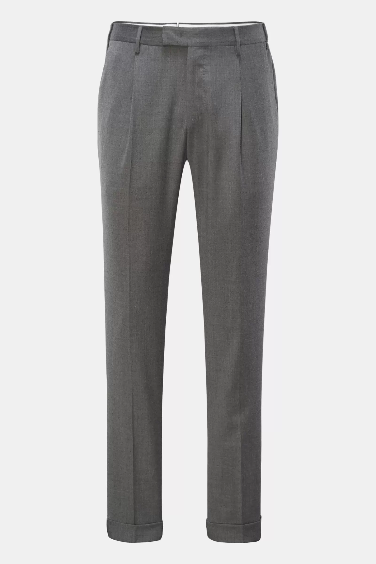 Wool Trousers 'Master Fit' Dark Grey>PT Torino Hot