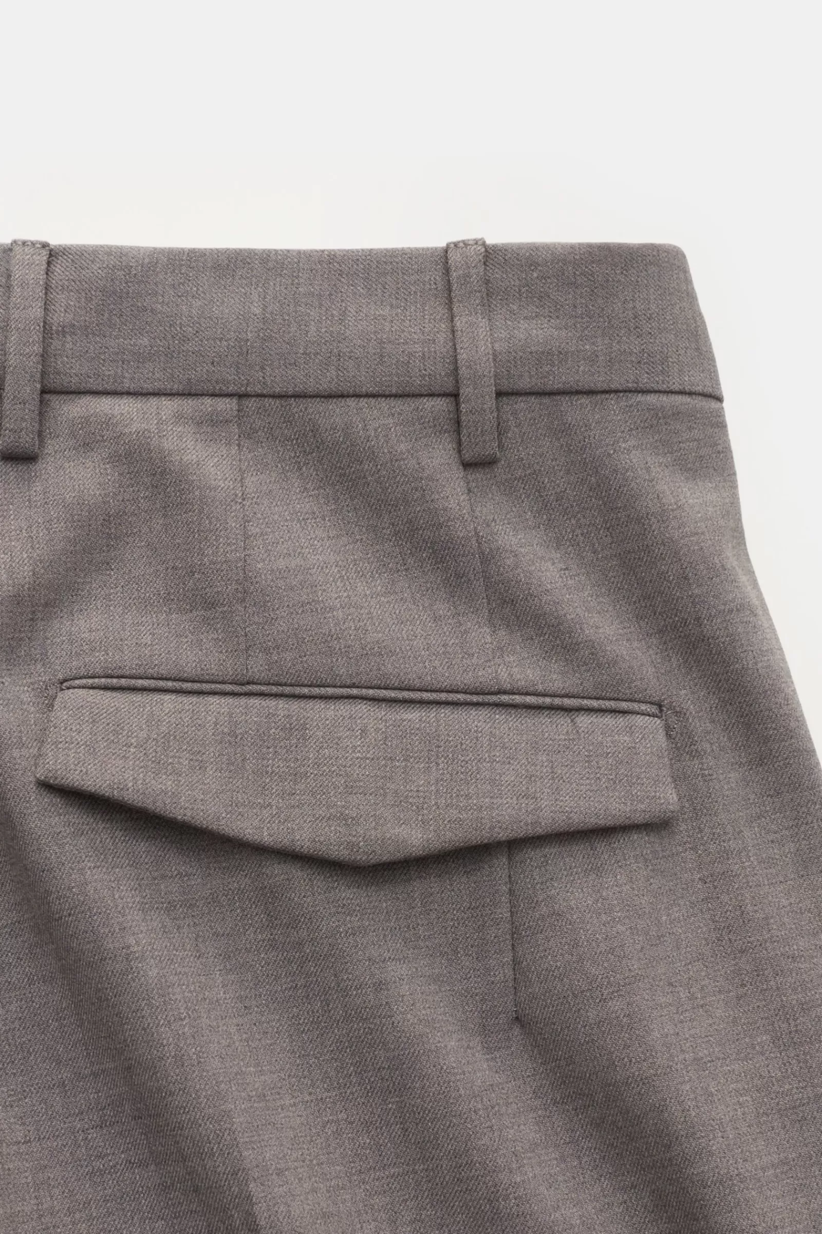 Wool Trousers 'Master Fit' Grey>PT Torino Best Sale