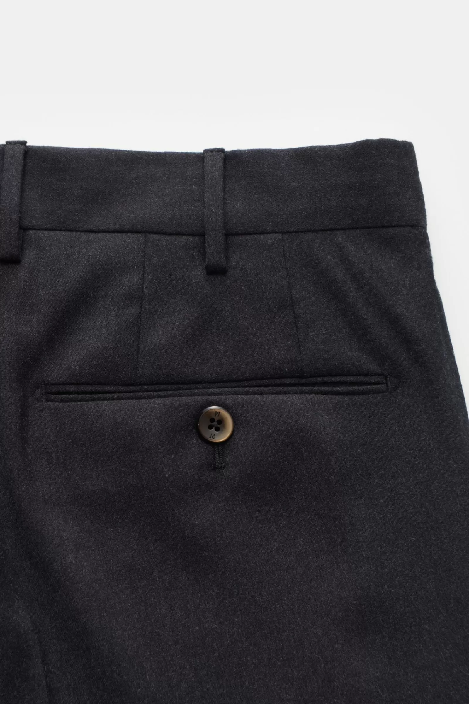 Wool Trousers 'slim Fit' Anthracite>PT Torino Cheap