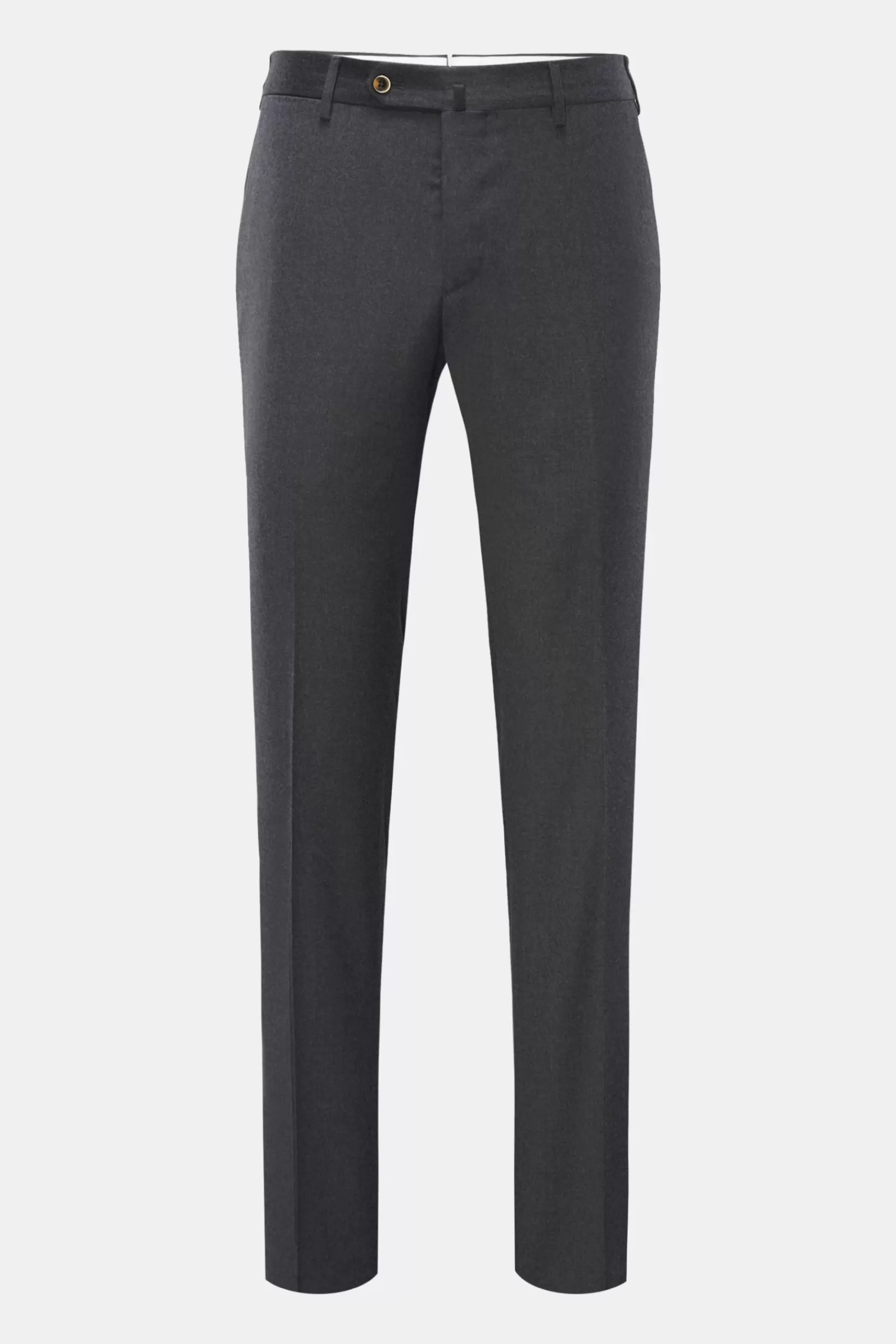 Wool Trousers 'slim Fit' Dark Grey>PT Torino Clearance