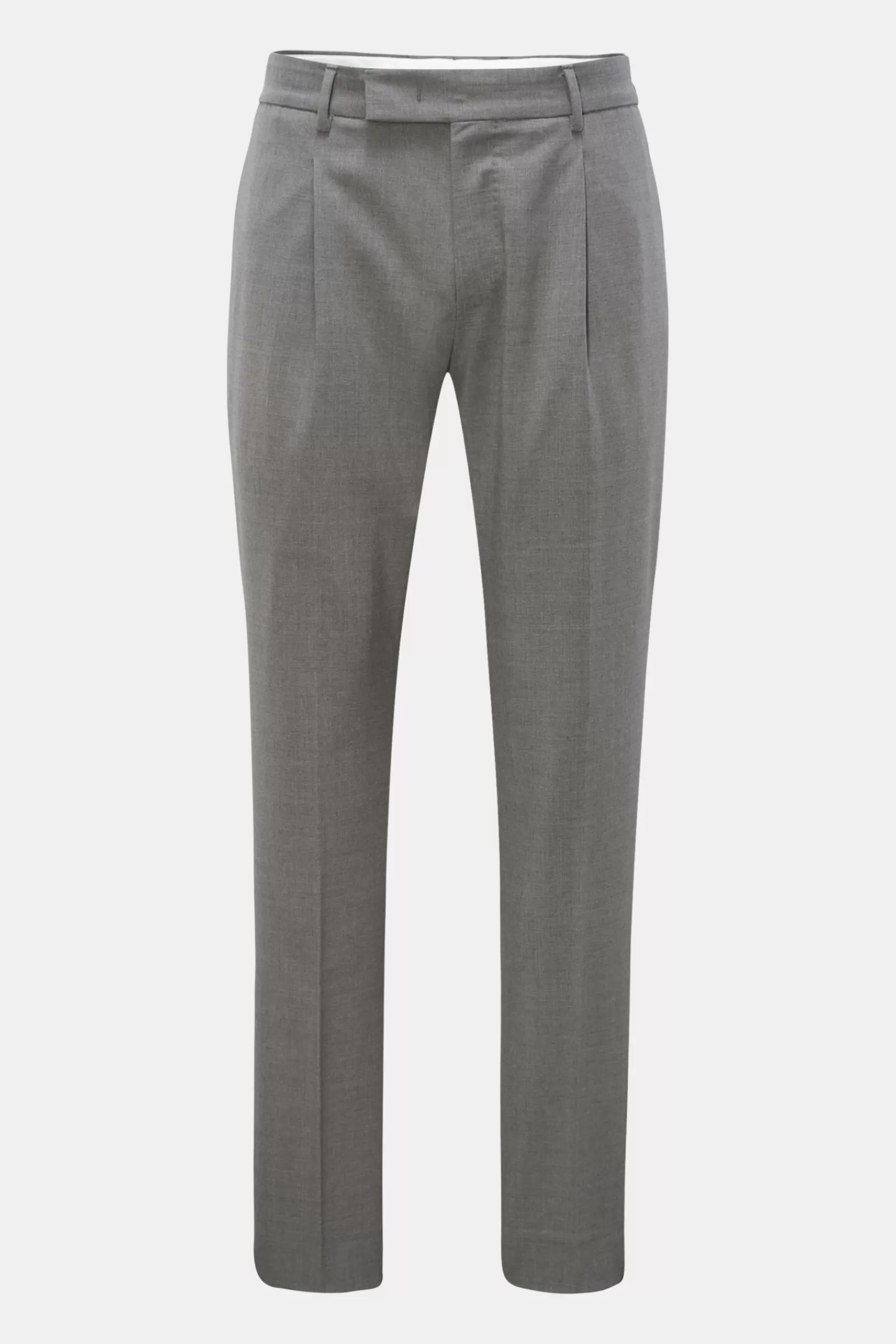 Wool Trousers 'Undici' Grey>PT Torino Sale