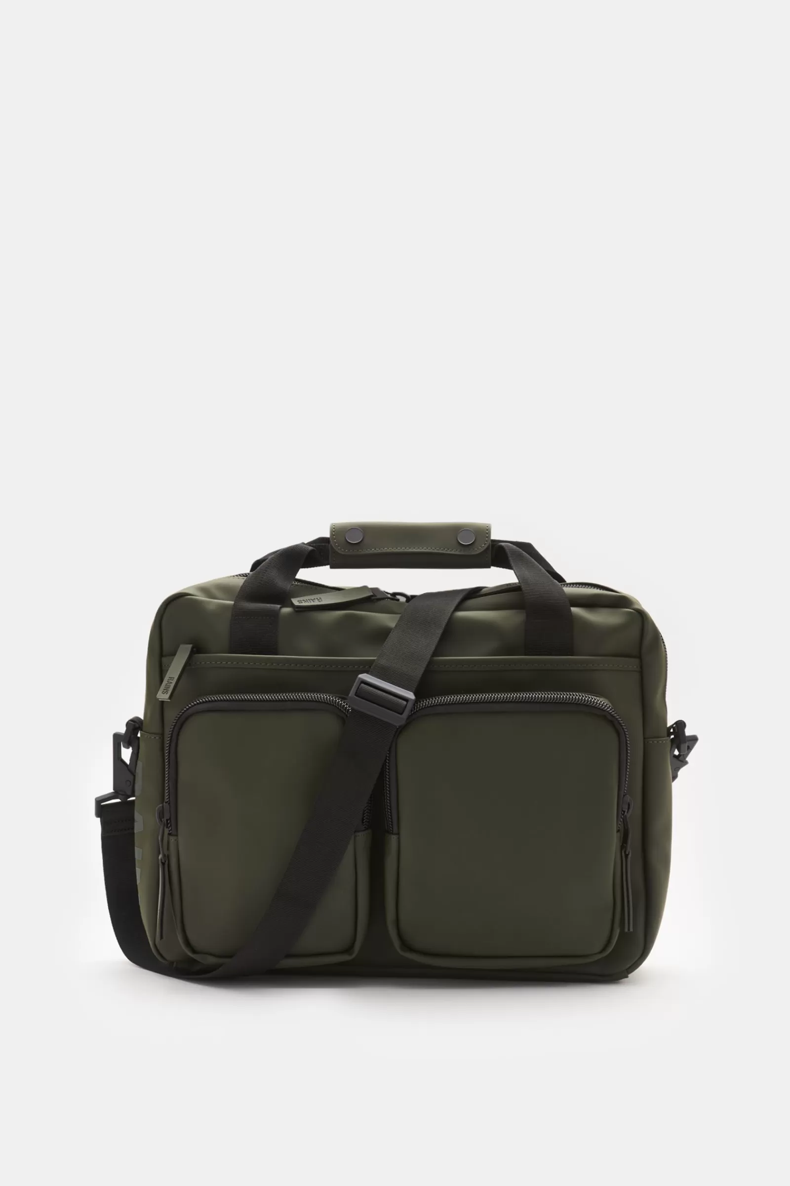 Briefcase 'Texel Tech Bag' Olive^Rains Discount