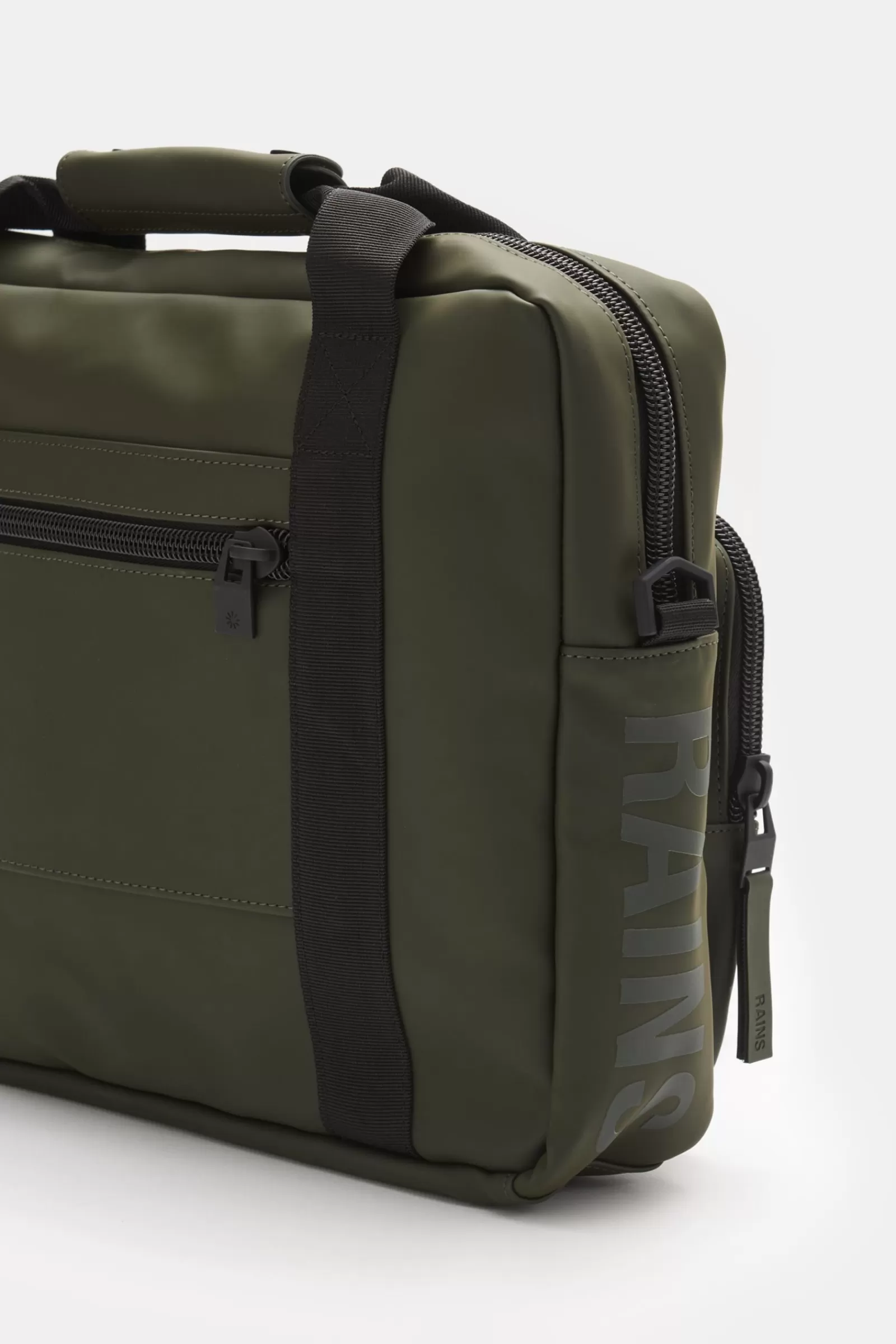 Briefcase 'Texel Tech Bag' Olive^Rains Discount