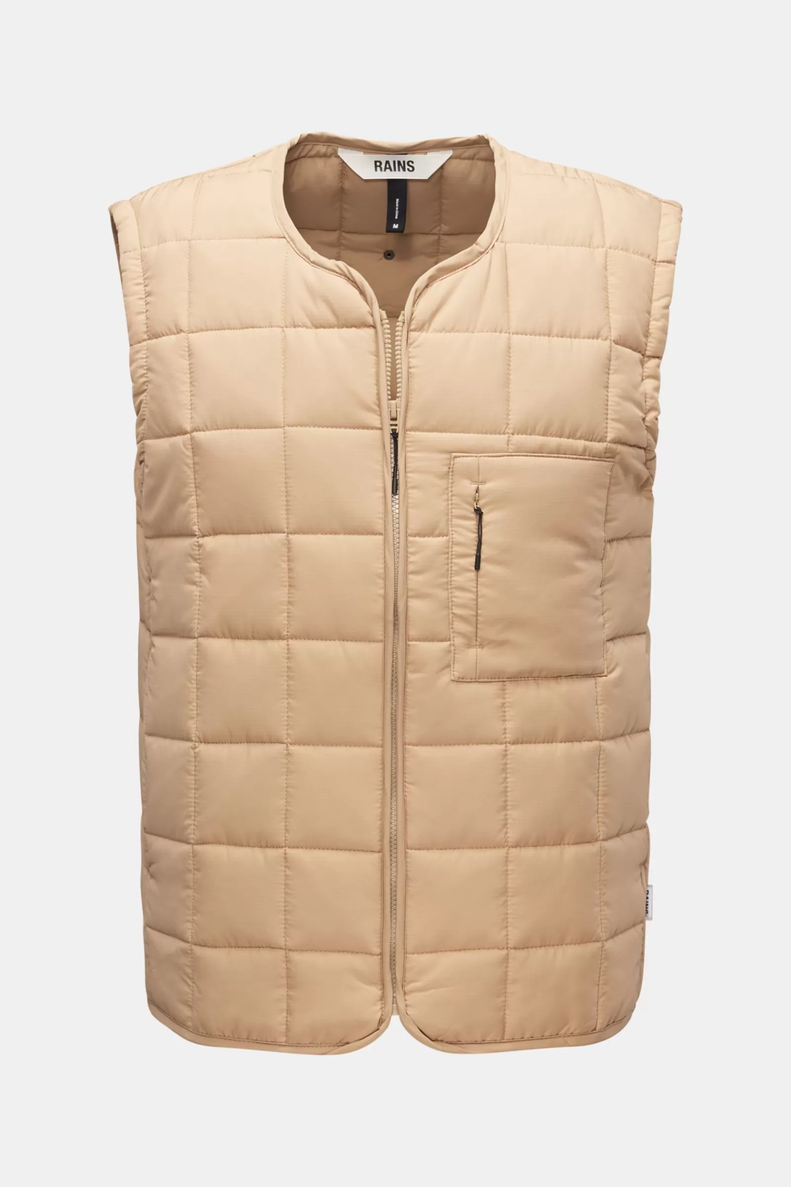 Quilted Gilet 'Liner Vest' Beige>Rains Outlet