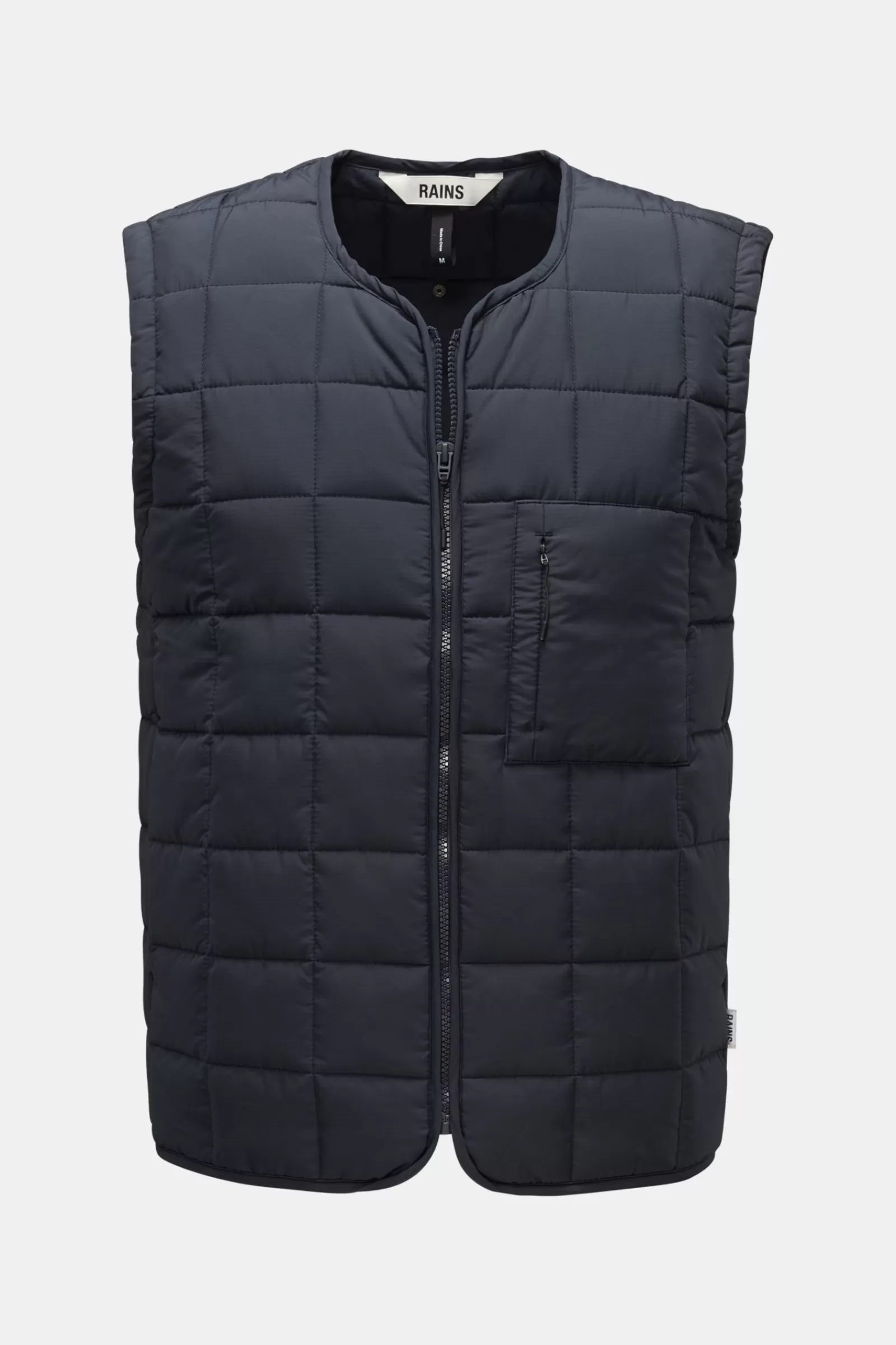 Quilted Gilet 'Liner Vest' Navy>Rains Hot