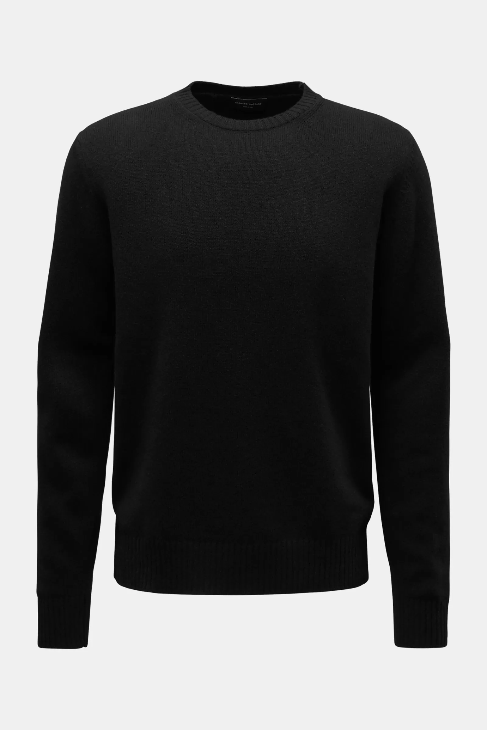 Crew Neck Jumper Black^Roberto Collina Cheap