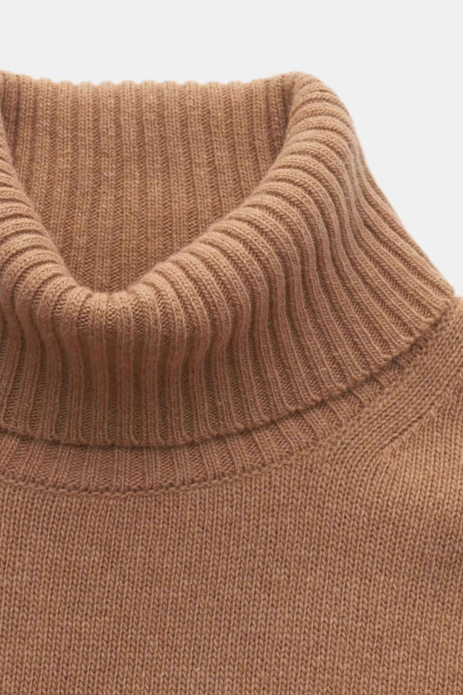 Turtleneck Jumper Light Brown^Roberto Collina New