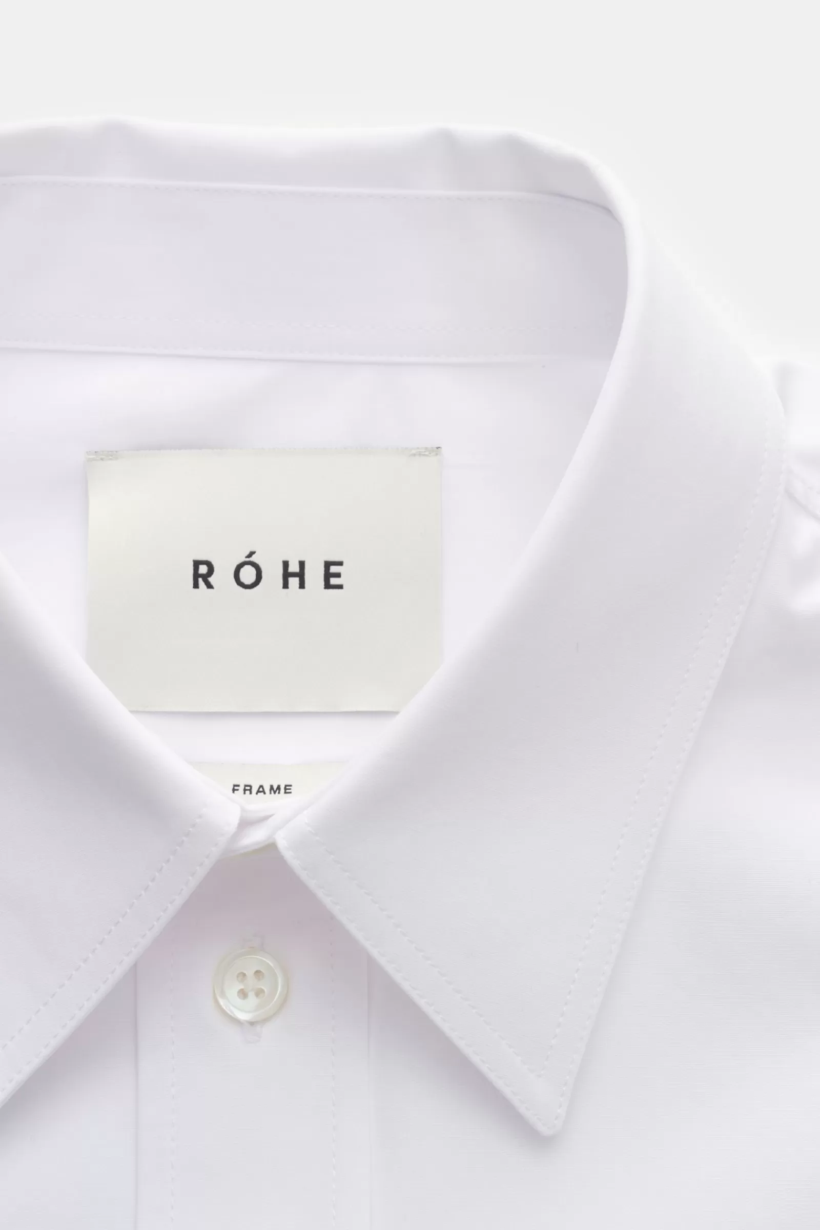 Rohe Casual Shirt Kent Collar White>Ru00f3he Best