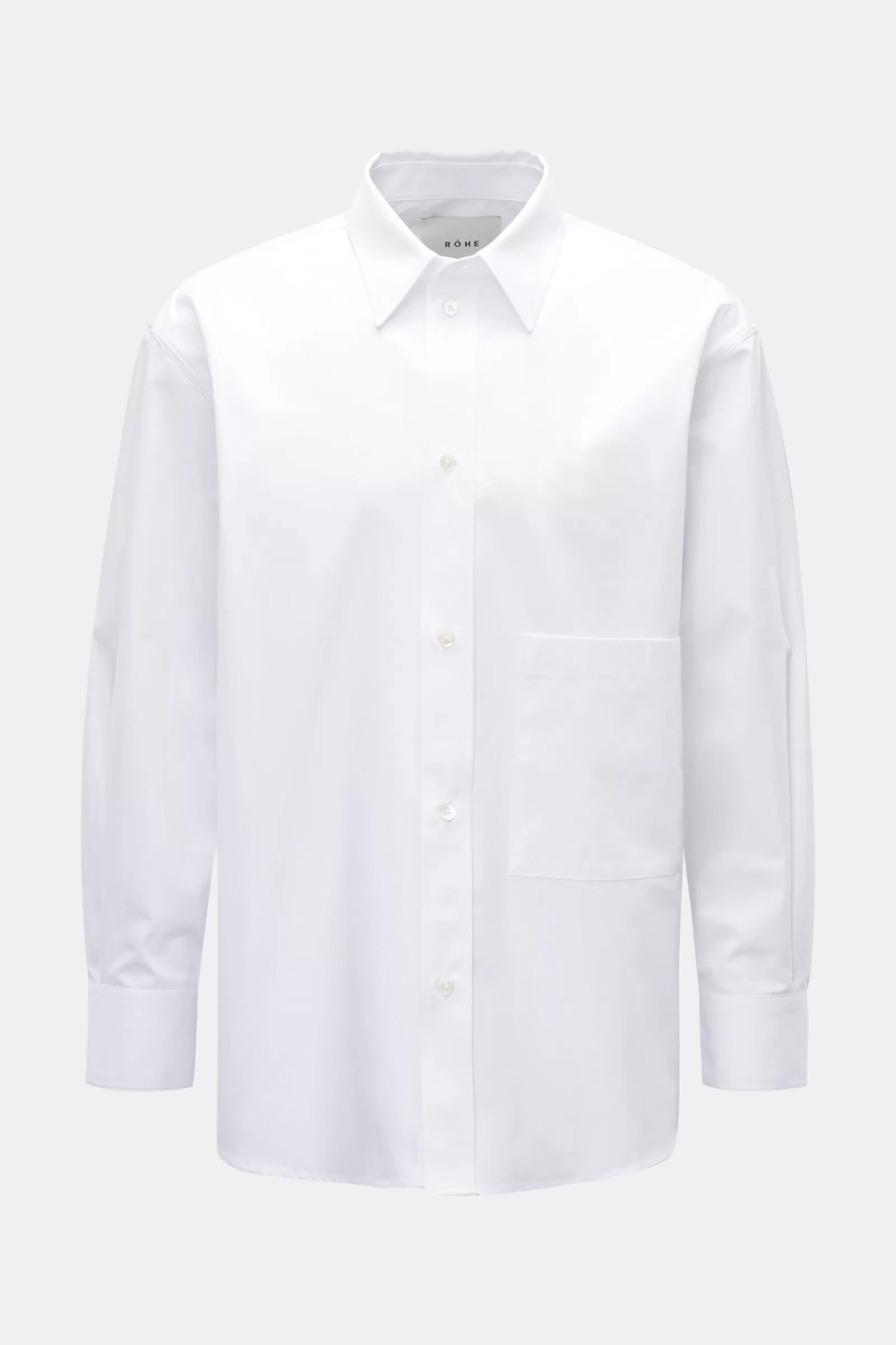 Rohe Casual Shirt Kent Collar White>Ru00f3he Best