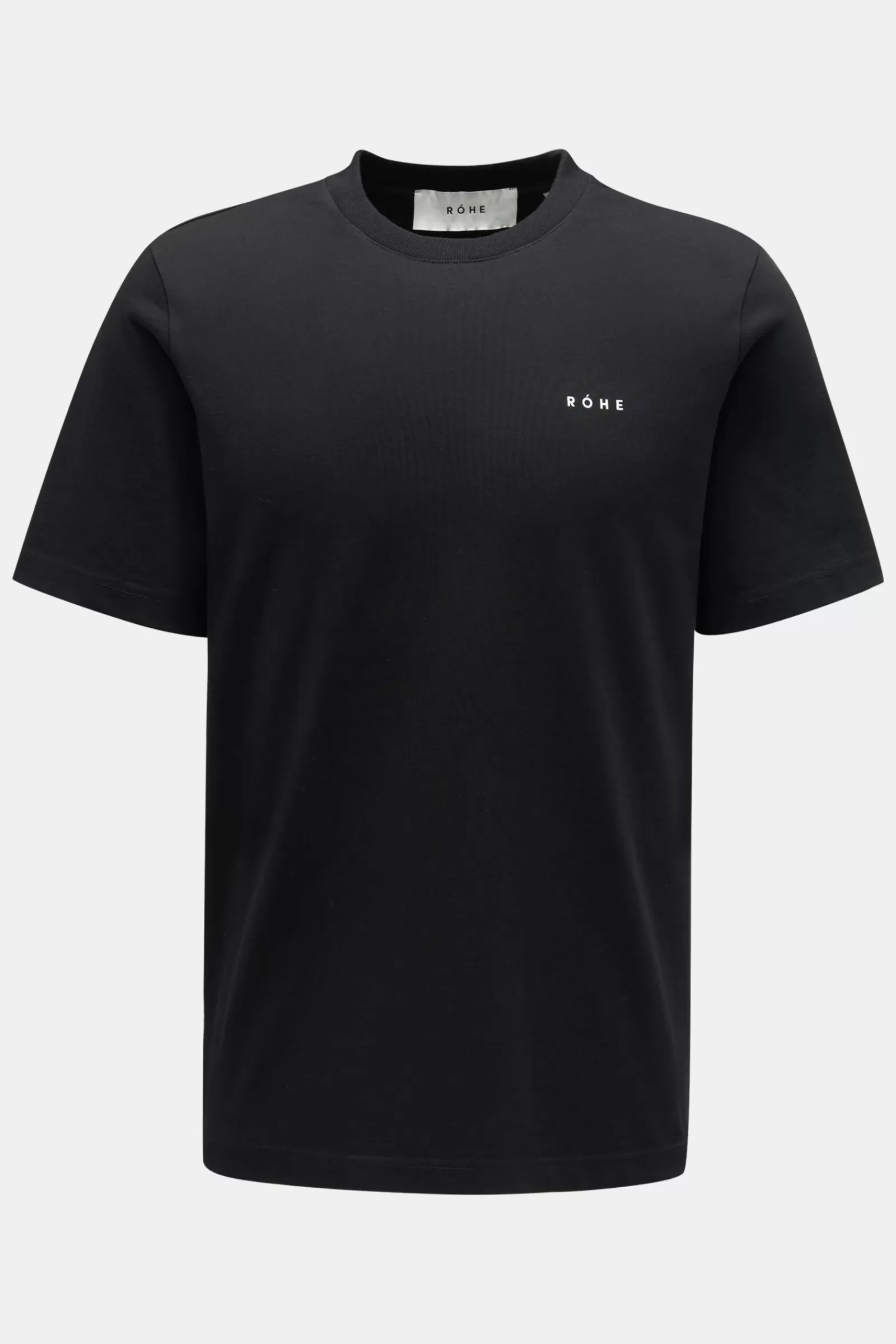 Rohe Crew Neck T-Shirt Black>Ru00f3he Best