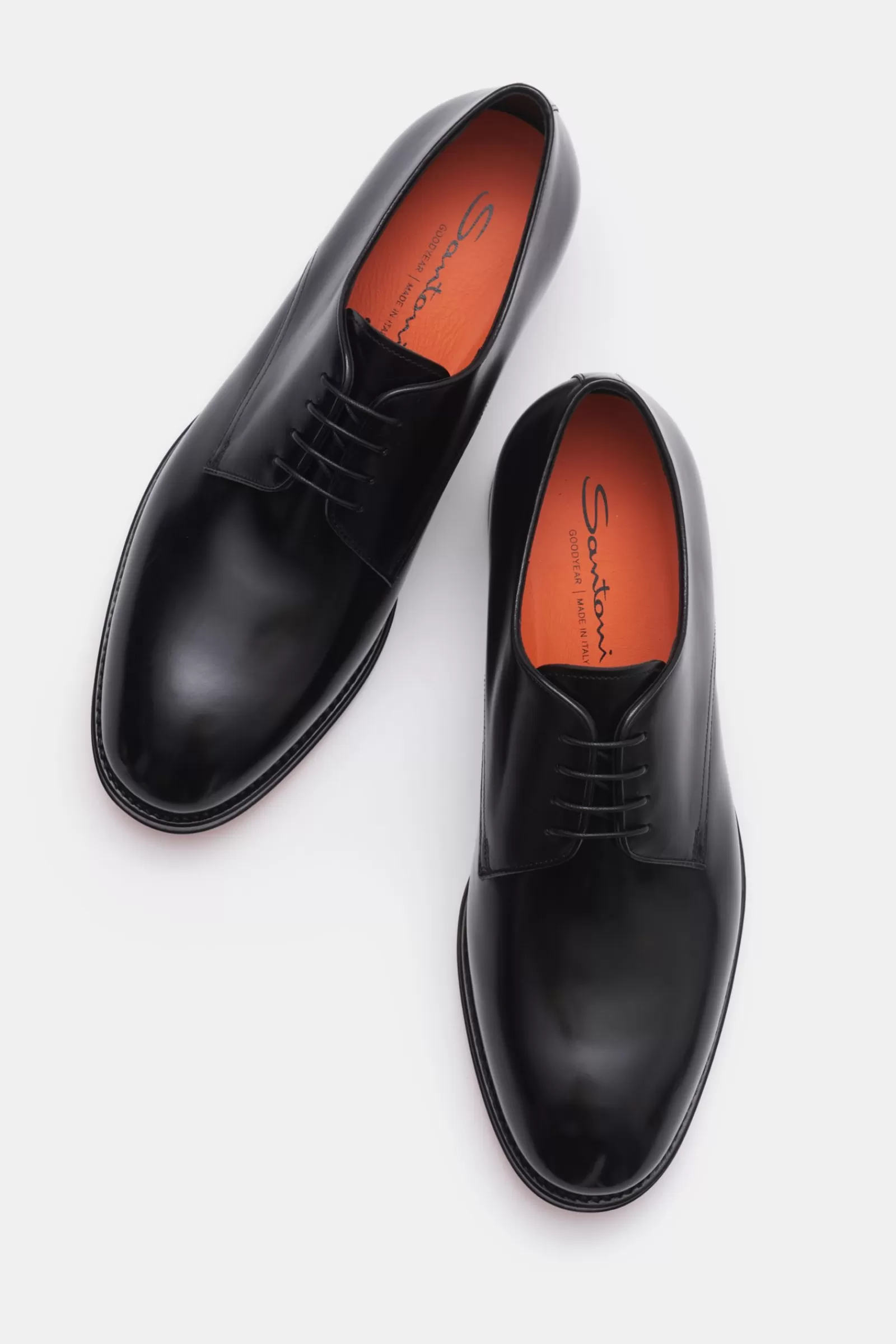 Derby Shoes Black^Santoni Best Sale